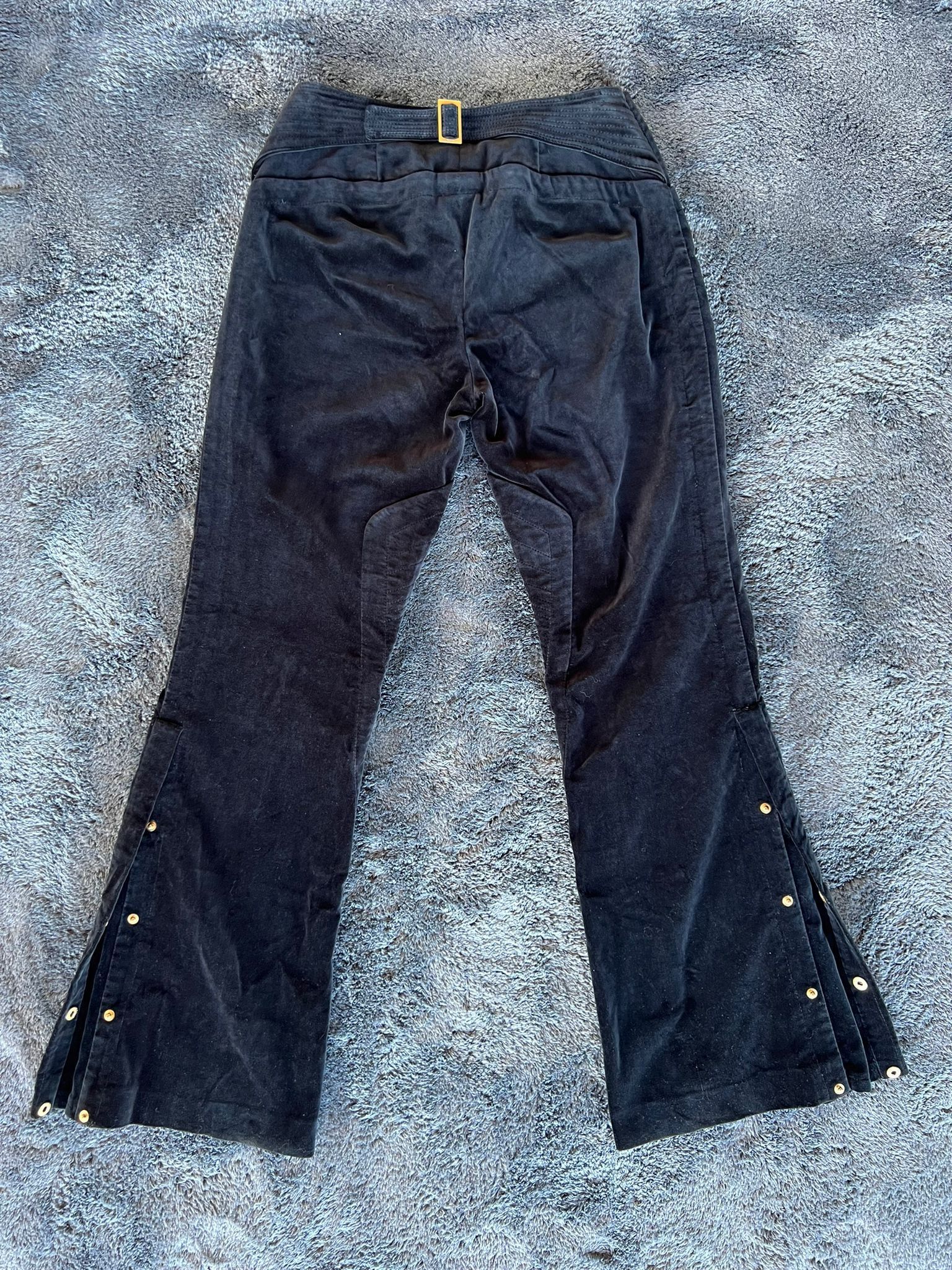 Gucci × Tom Ford FW03 Black Velvet Pants Size 27" / US 4 / IT 40 - 1 Thumbnail
