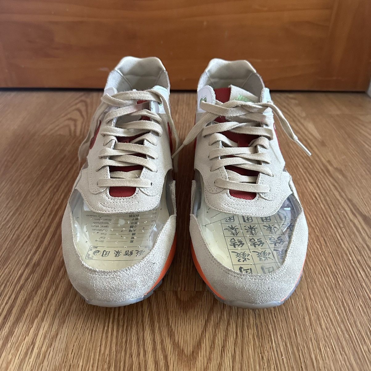 image of Clot X Air Max 1 Premium “Kiss Of Death” 2006 Shoes in Tan Suede, Men's (Size 14)