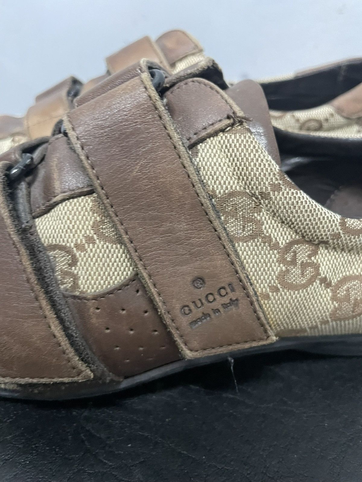 Gucci Gucci monogram retro low sneakers archive 2000s Size US 5.5 / EU 38 - 3 Thumbnail