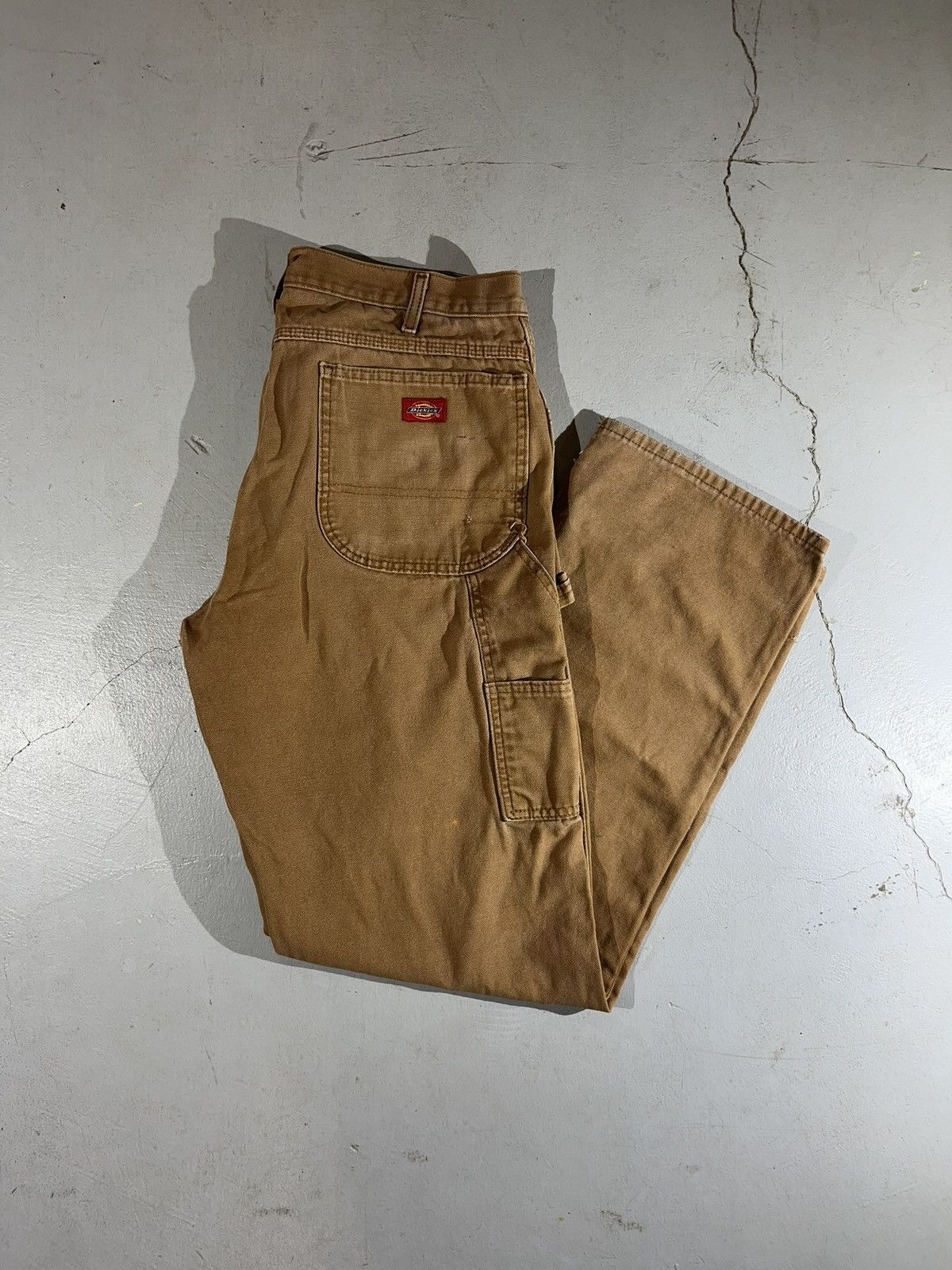 Dickies Dickies vintage brown 90s wide leg carpenter pants Size US 34 / EU 50 - 1 Thumbnail