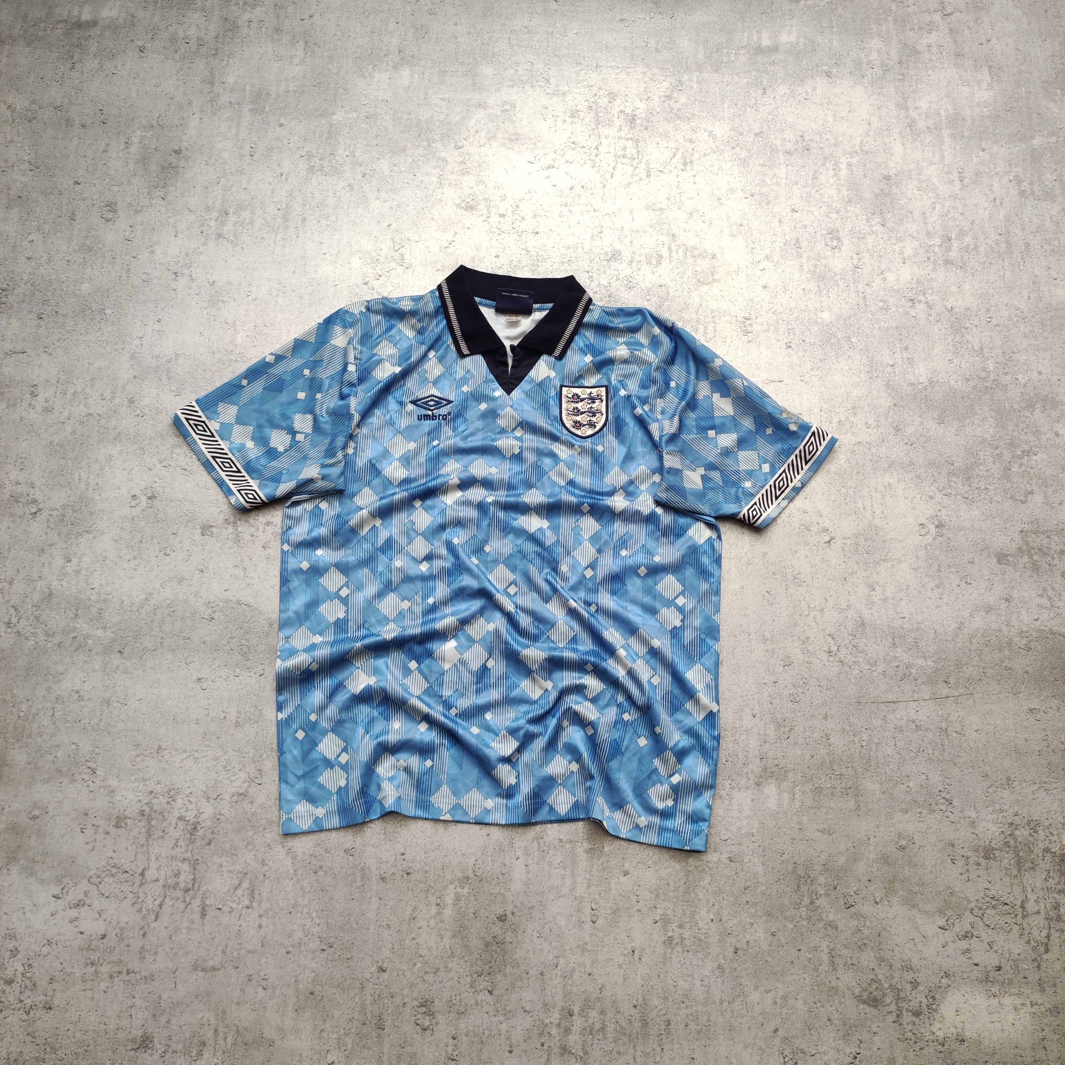 Vintage RARE Vintage Umbro x England National Team 90s Jersey Size US L / EU 52-54 / 3 - 1 Thumbnail