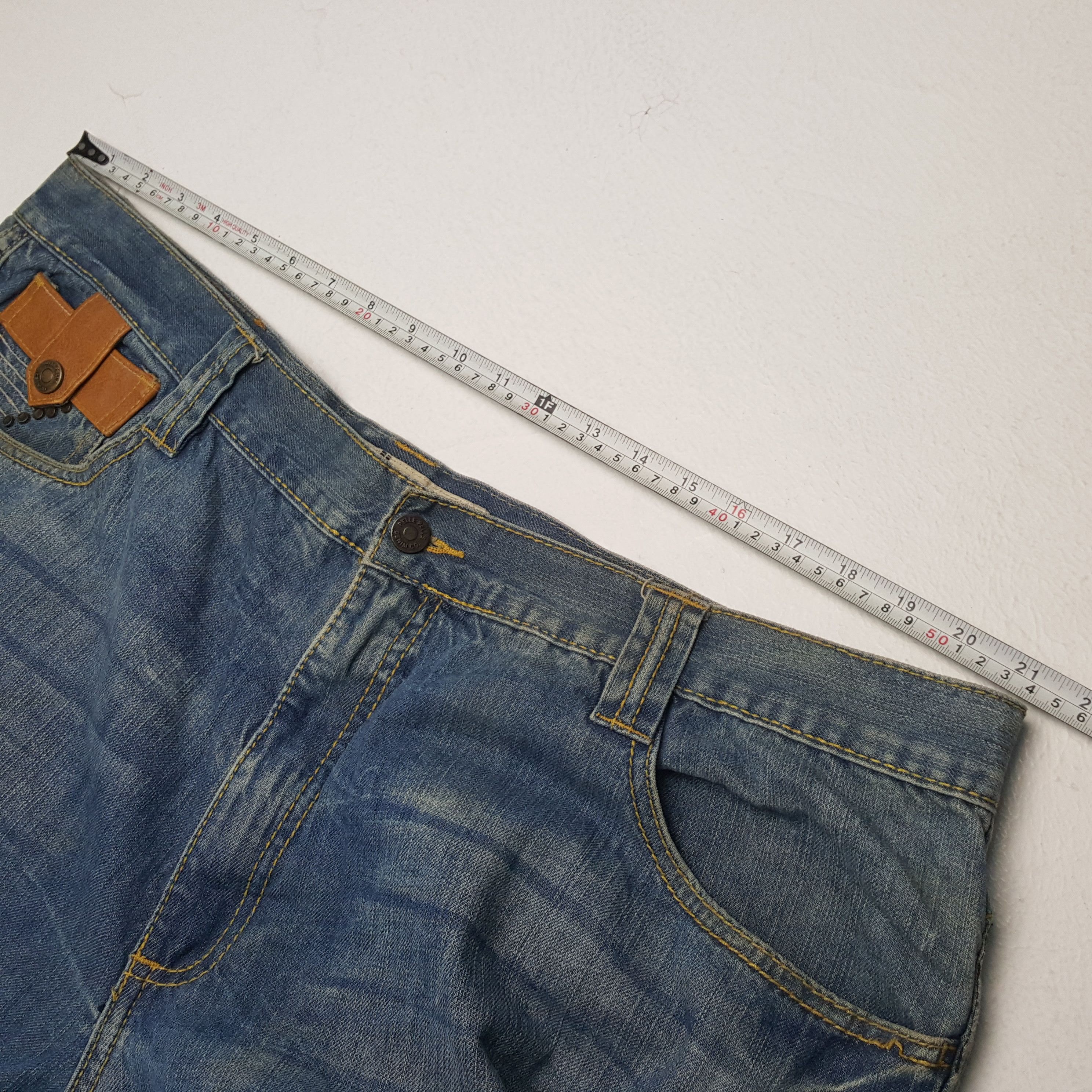 Pelle Pelle × Vintage PELLE PELLE Big Size Fashion Style Jeans Size US 42 / EU 58 - 7 Thumbnail