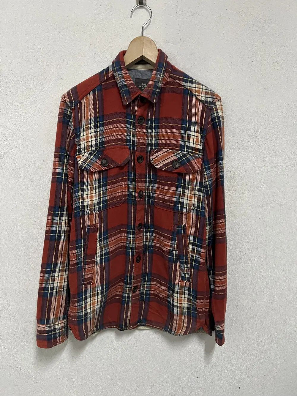 H&M H&M Plaid Tartan Multipocket Flannel Shirt Jacket Size US S / EU 44-46 / 1 - 2 Thumbnail