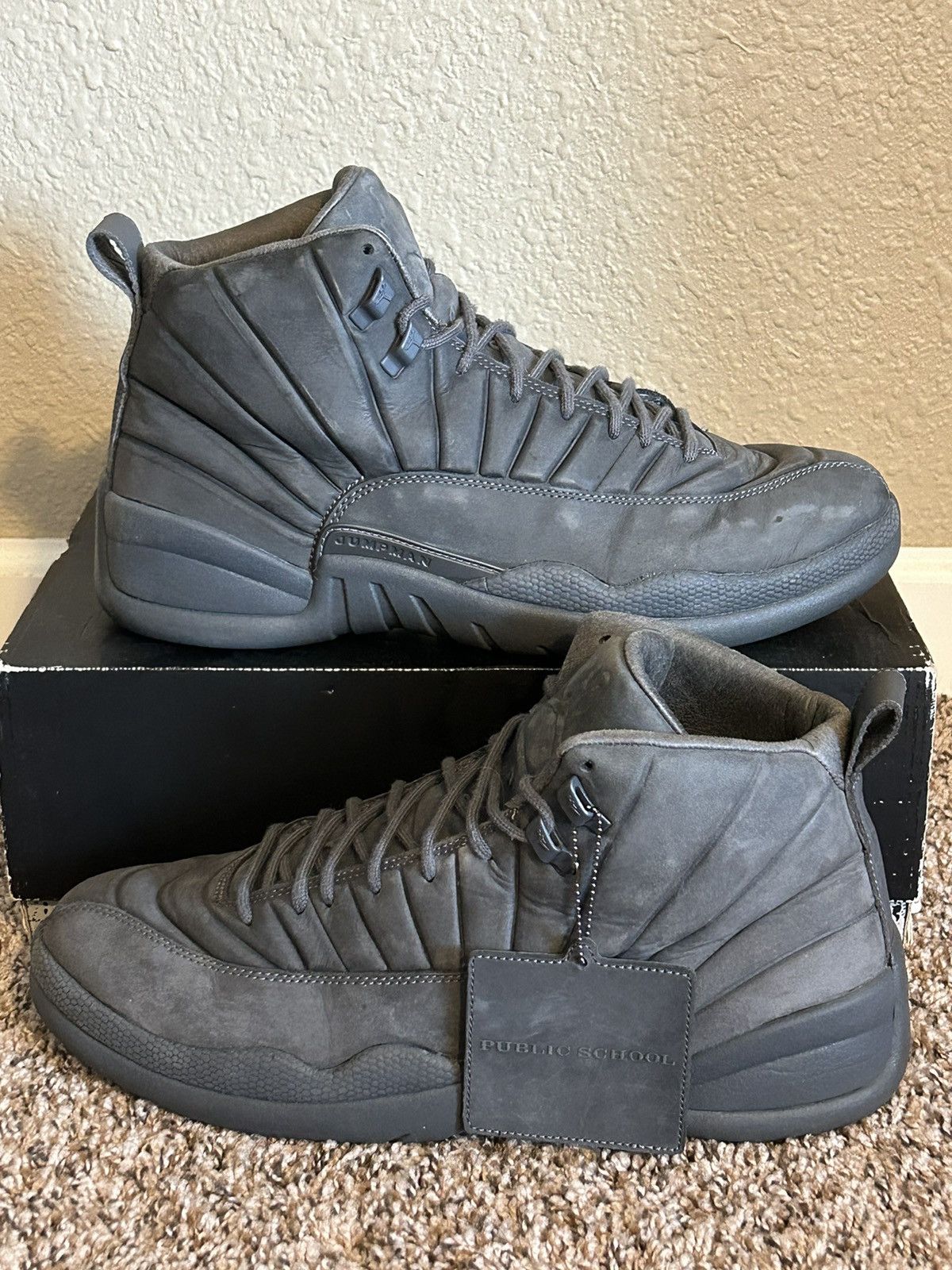 Jordan Brand PSNY x Air Jordan 12 Retro Dark Grey Grailed