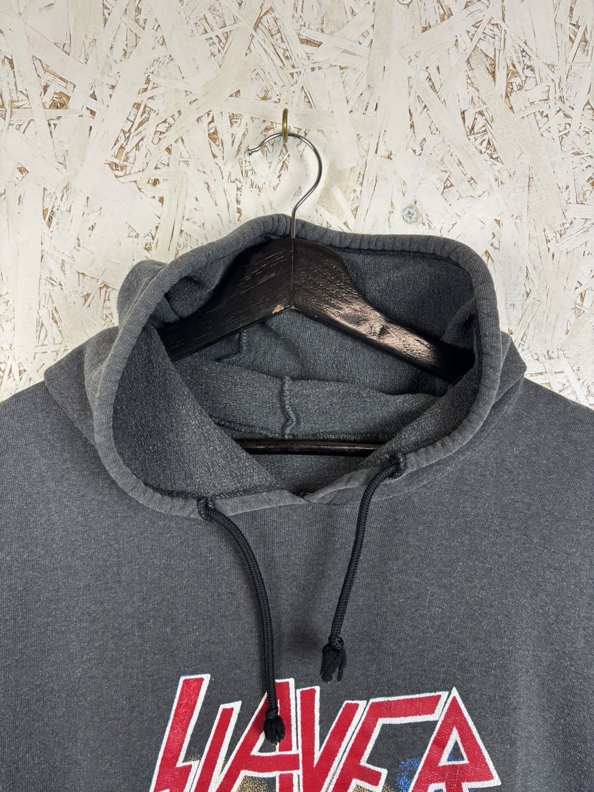 Band Tees 90s Slayer Divine Intervention 1994 Metal Band Hoodie ~M Size US M / EU 48-50 / 2 - 6 Thumbnail