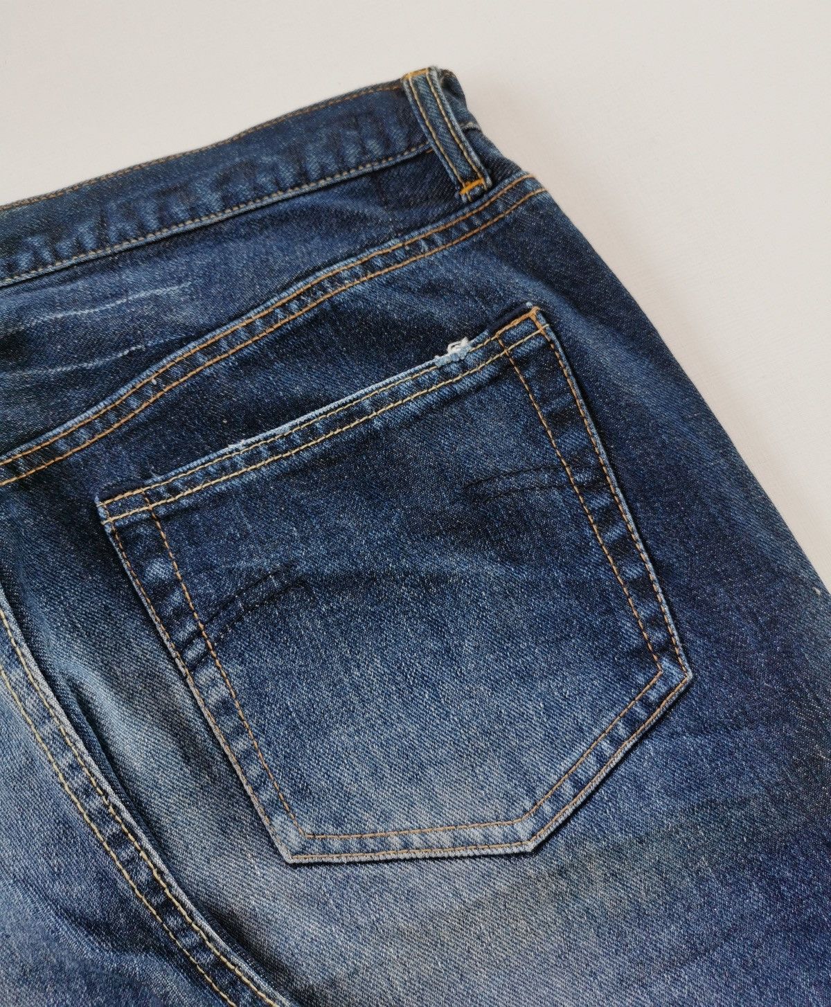 Kapital Rock Wood Japan Koi Reworked Distressed Denim Jeans Size US 34 / EU 50 - 10 Thumbnail