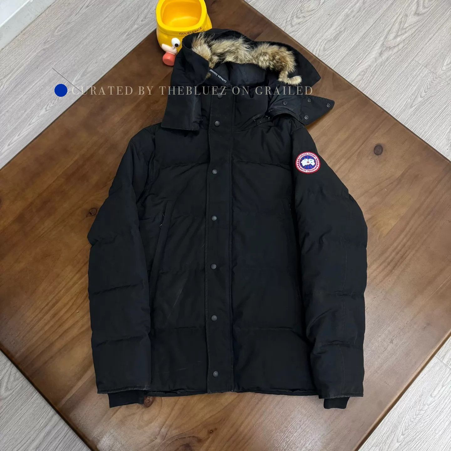Canada Goose Wyndham Black Heavy Coat in Size L Size US L / EU 52-54 / 3 - 1 Thumbnail