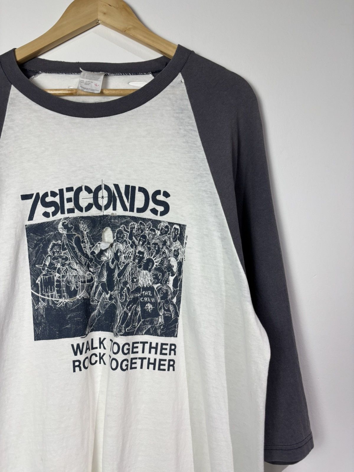 Band Tees Vintage distressed 2000’s 7 seconds band Size US L / EU 52-54 / 3 - 3 Thumbnail