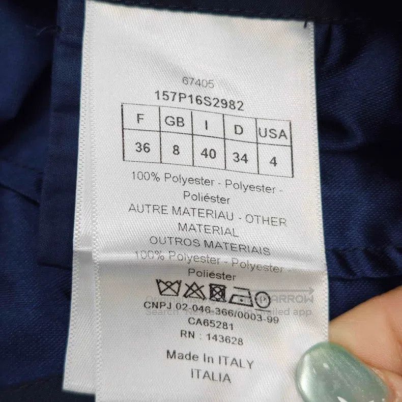 Dior Dior Dark blue classic logo button trousers Size 24" / US 00 / IT 34 - 6 Thumbnail