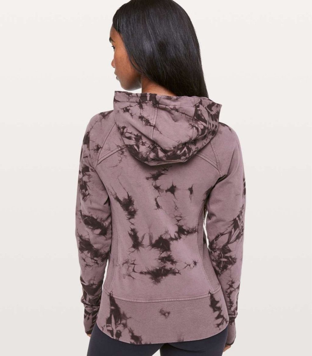 Lululemon Lululemon Scuba Hoodie Light Cotton Sweater Size 6 Tie Dye Size M / US 6-8 / IT 42-44 - 2 Thumbnail
