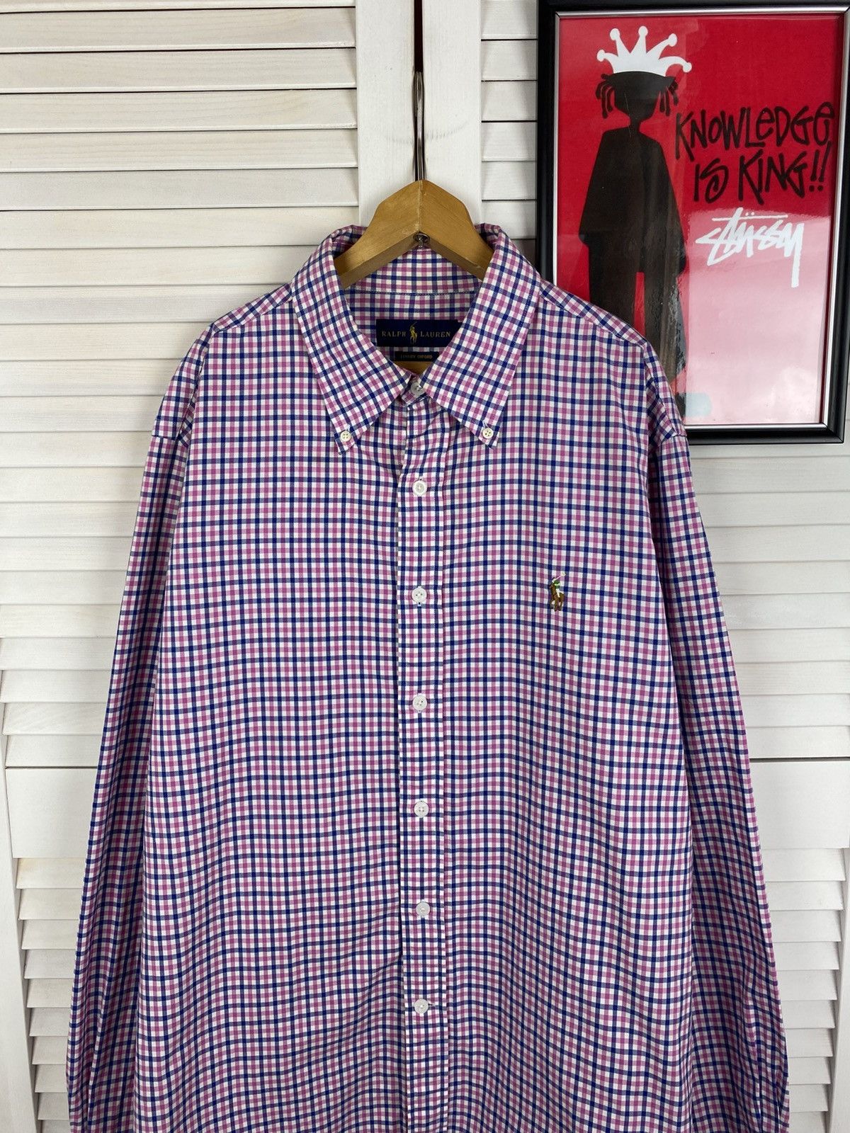 Polo Ralph Lauren Vintage Shirt Button Up Polo Ralph Lauren Plaid Striped Size US XL / EU 56 / 4 - 2 Thumbnail