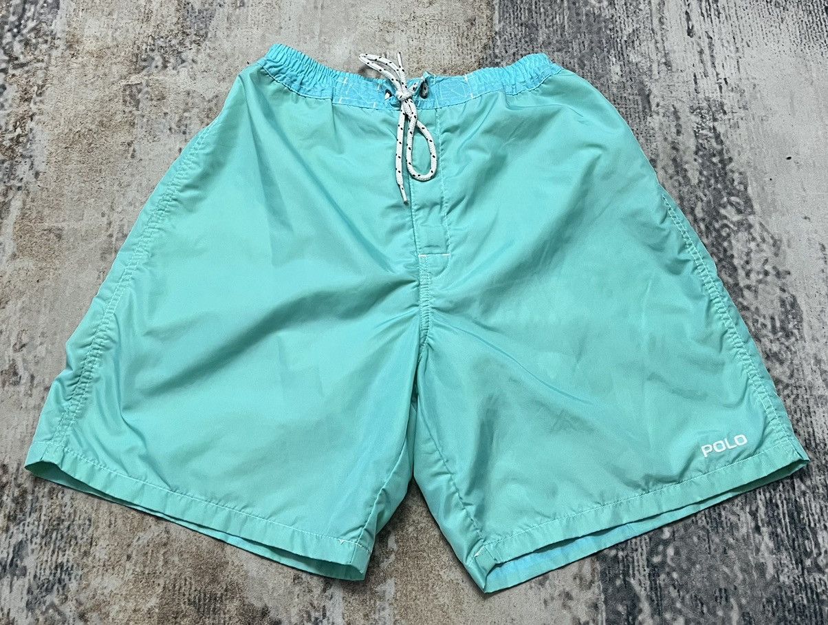 Polo Ralph Lauren × Vintage Polo Sport Ralph Lauren Nylon Linen 90’s Vintage Board Short Size US 30 / EU 46 - 1 Thumbnail
