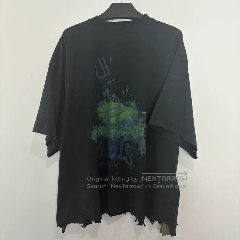 Balenciaga Balenciaga 25SS Faded Phantom T-Shirt. Size US M / EU 48-50 / 2 - 1 Thumbnail
