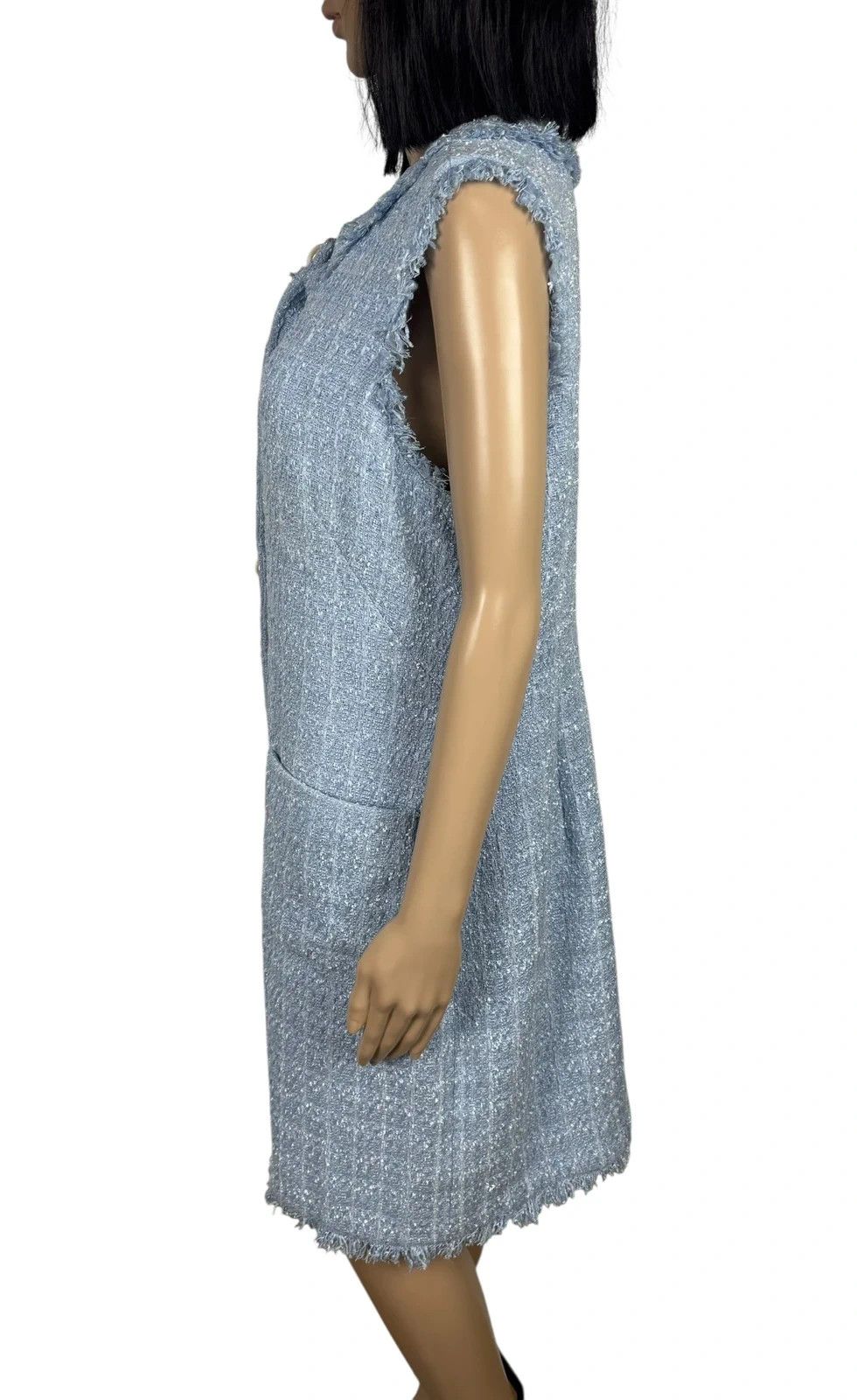 Kate Spade Kate Spade Dress Tweed Fringe Trim Shift size 14 Size L / US 10 / IT 46 - 6 Thumbnail