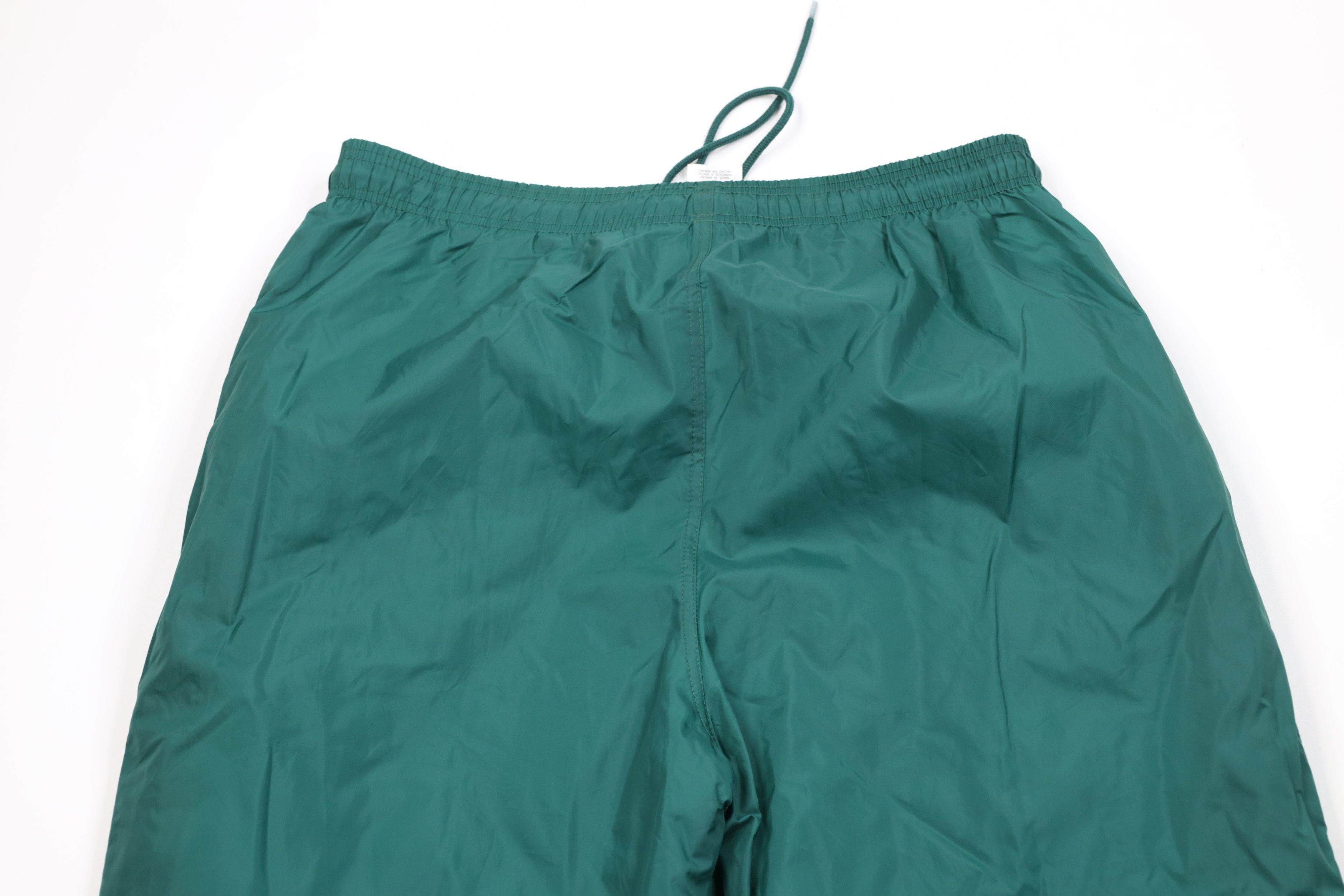 Adidas × Vintage Vintage 90s Adidas Nylon Windbreaker Jogger Pants Green Size US 36 / EU 52 - 12 Thumbnail