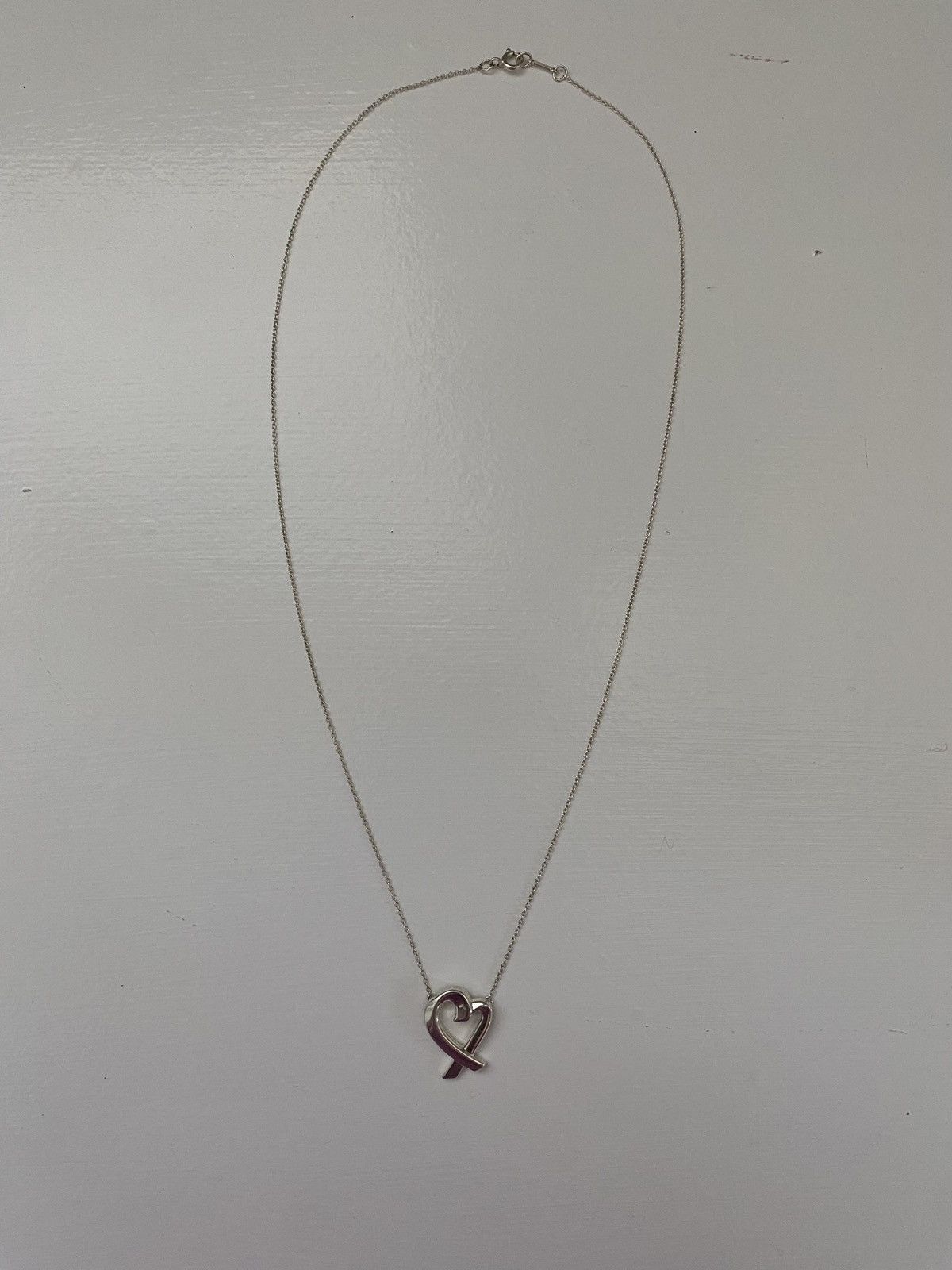 Tiffany & Co. Authentic Tiffany & Co. open heart ribbon necklace Size ONE SIZE - 4 Thumbnail