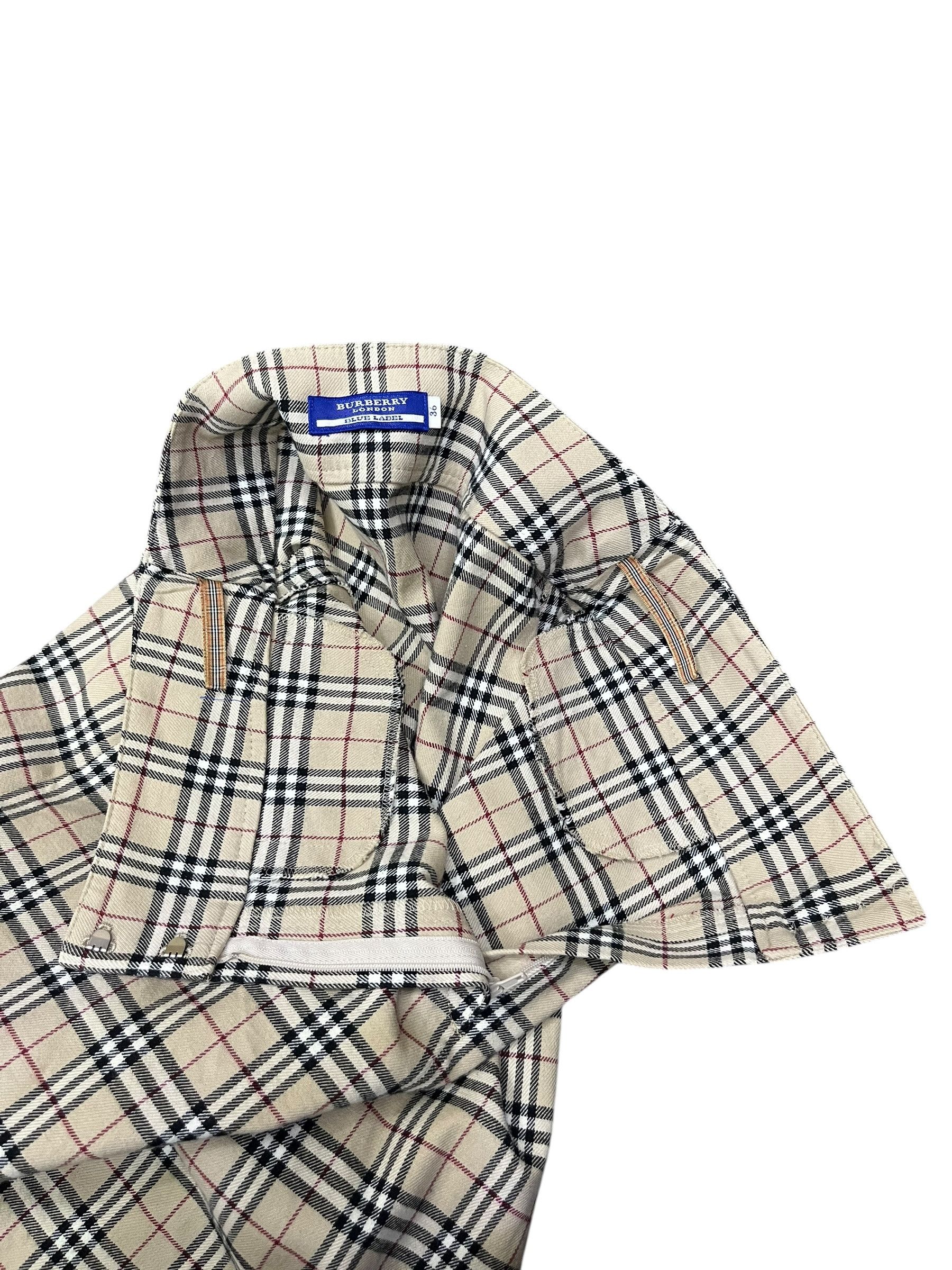Burberry Burberry Blue Label Nova Check Zip Skirt Japan Size 25" / US 0 / IT 36 - 9 Thumbnail