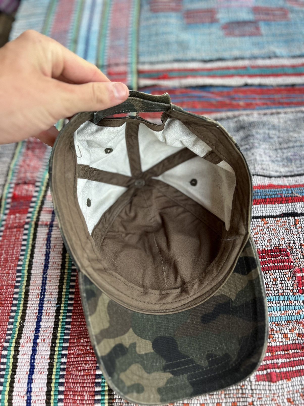 Gap 🔥 Vintage GAP Camo Cap – One Size Size ONE SIZE - 6 Thumbnail