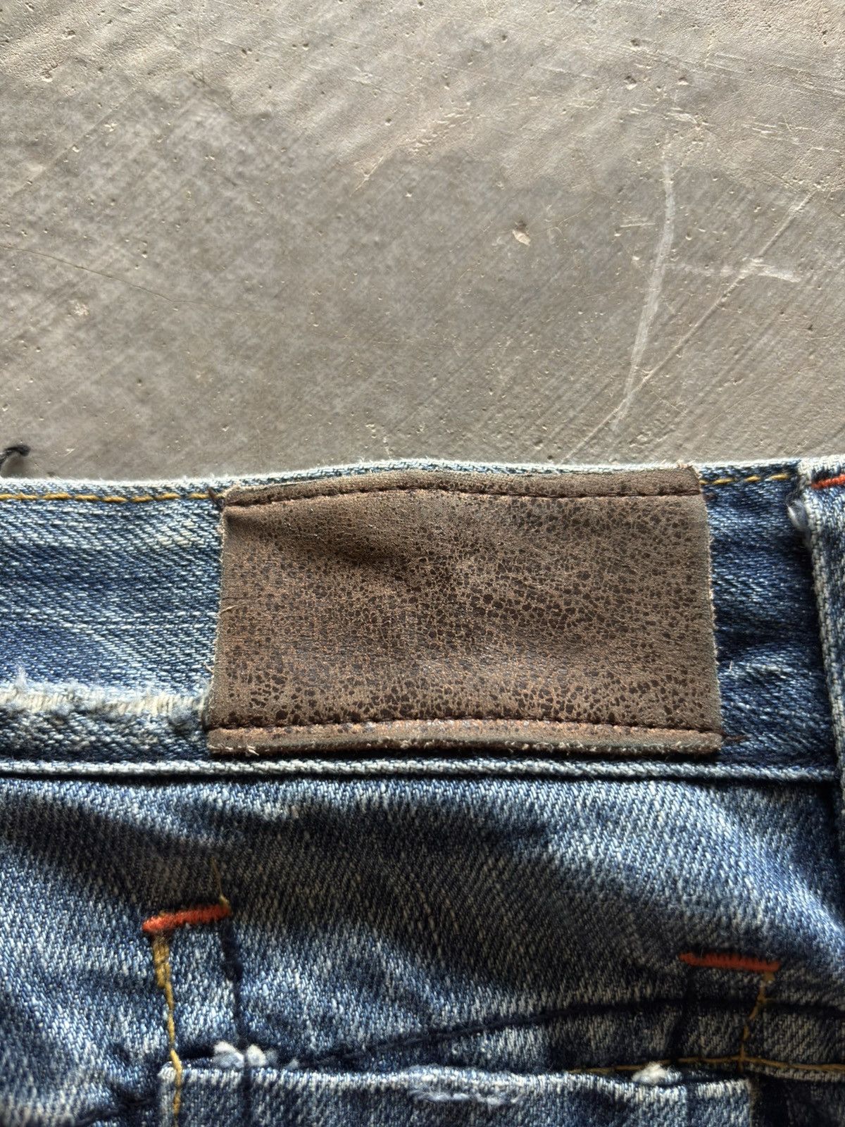 If Six Was Nine RED PEPPER super flare japanese denim washed low rise punk Size US 30 / EU 46 - 19 Thumbnail