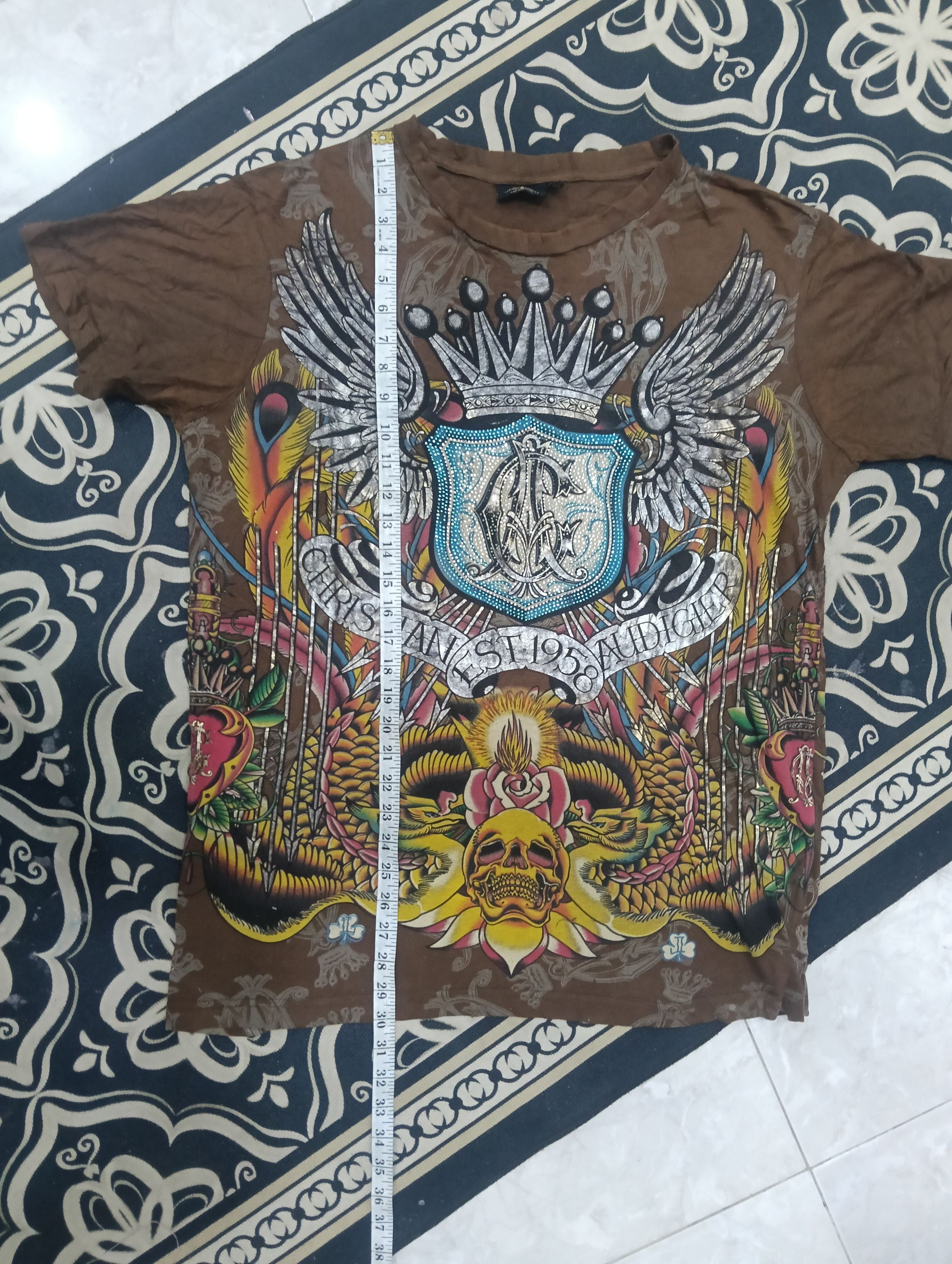 Christian Audigier Great Christian Audigier Tshirt Size US XXL / EU 58 / 5 - 13 Thumbnail