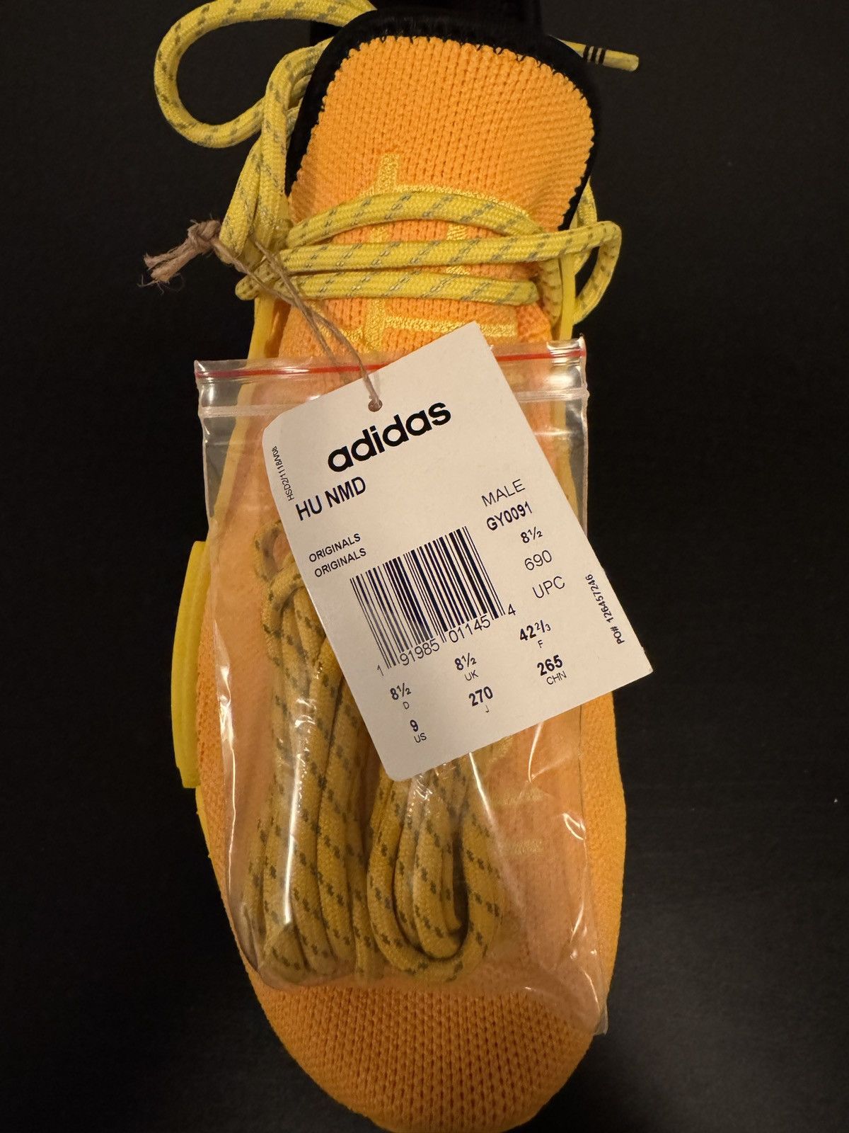 Adidas × Pharrell ADIDAS NMD HU PHARRELL EXTRA EYE YELLOW Size US 9 / EU 42 - 6 Thumbnail