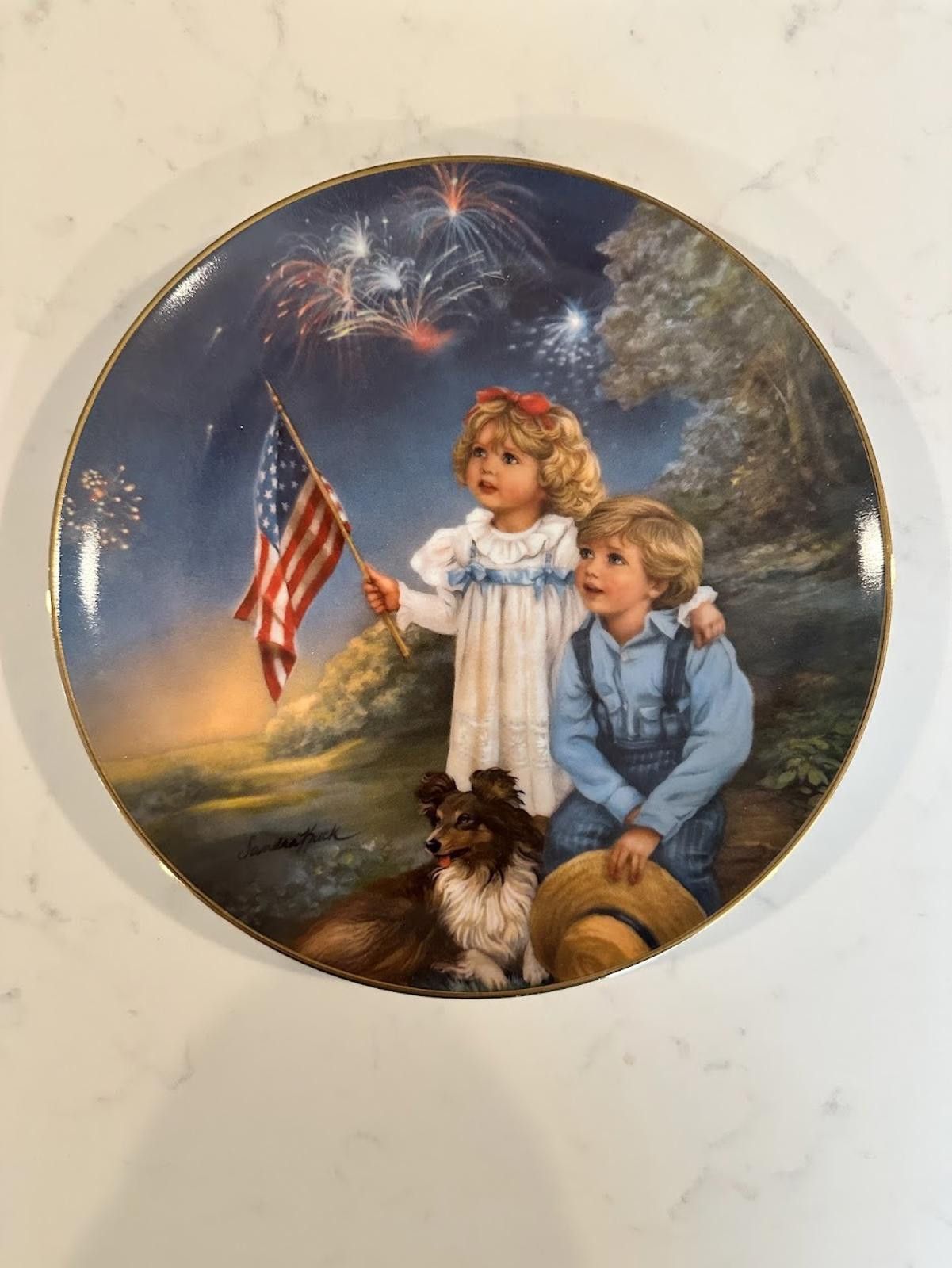 Other "Star Spangled Sky" by Sandra Kuck Collector's Plate Size ONE SIZE - 1 Thumbnail
