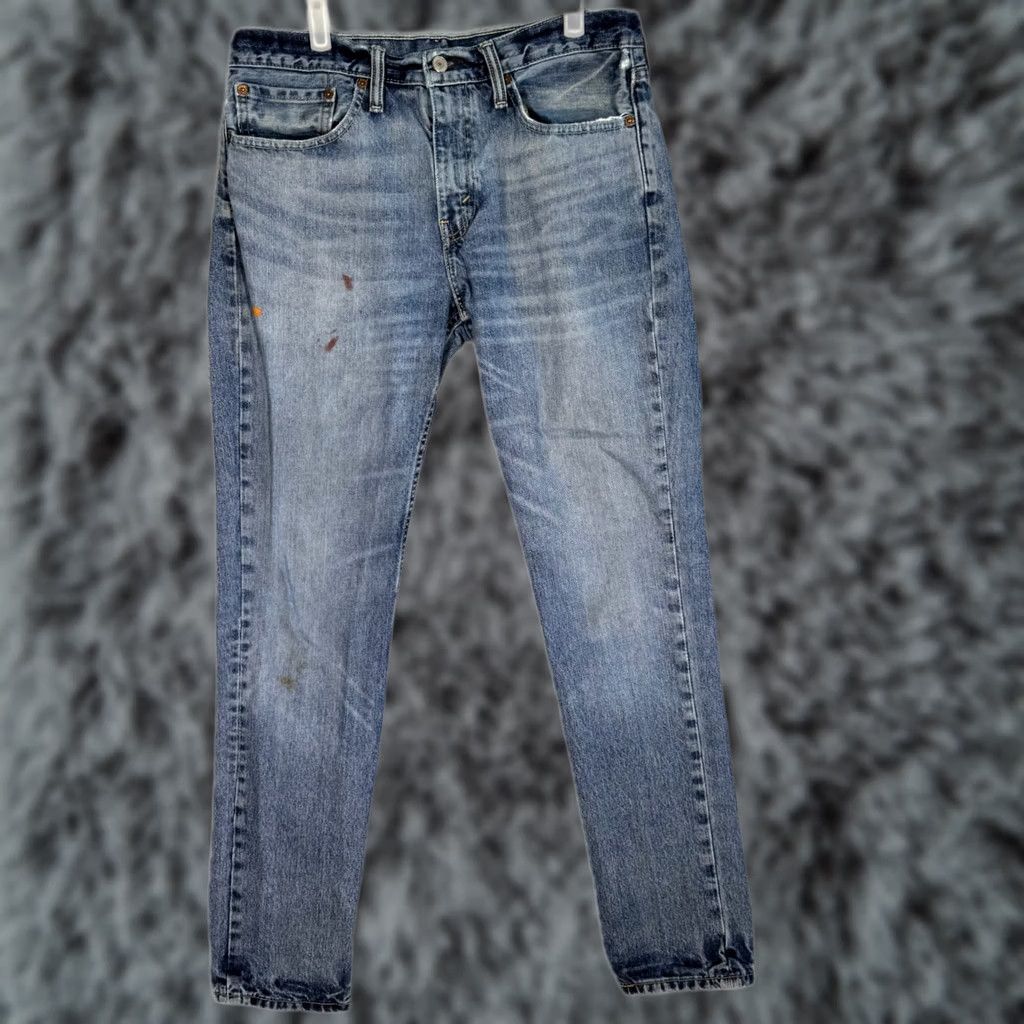 Levi's Levi’s 501 Men’s Jeans 34x34 Button Fly Straight Blue Denim Regular Rise - 5-Pocket Denim Jeans Mens Size US 34 / EU 50 - 1 Thumbnail