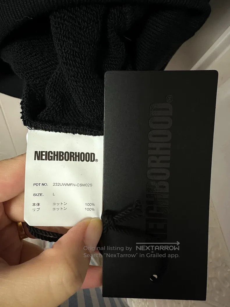 Neighborhood Neighborhood Logo pattern printed hooded sweatshirt Size US L / EU 52-54 / 3 - 7 Thumbnail