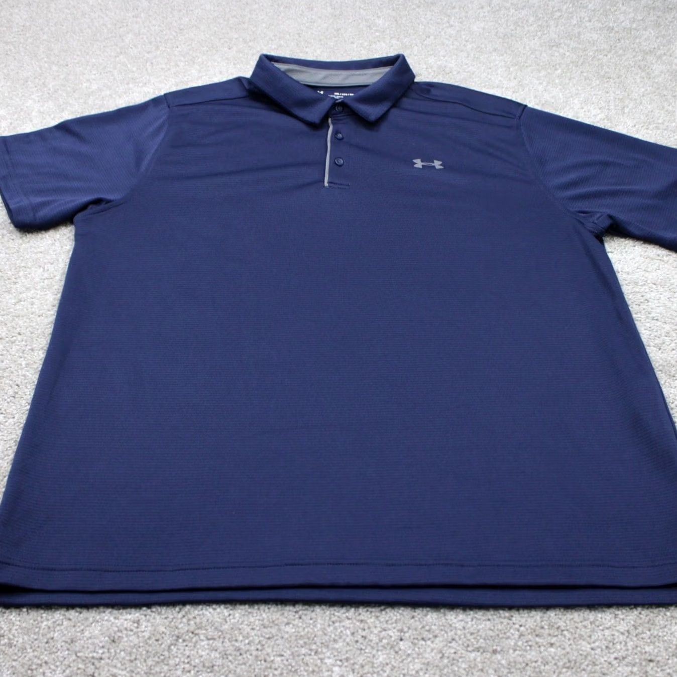 Under Armour Under Armour Polo Shirt Men 2XL Blue Short Sleeve Regular Fit Polo Structured Collar Casual, Activewear, Workwear, Business, Sports Size US XXL / EU 58 / 5 - 2 Thumbnail