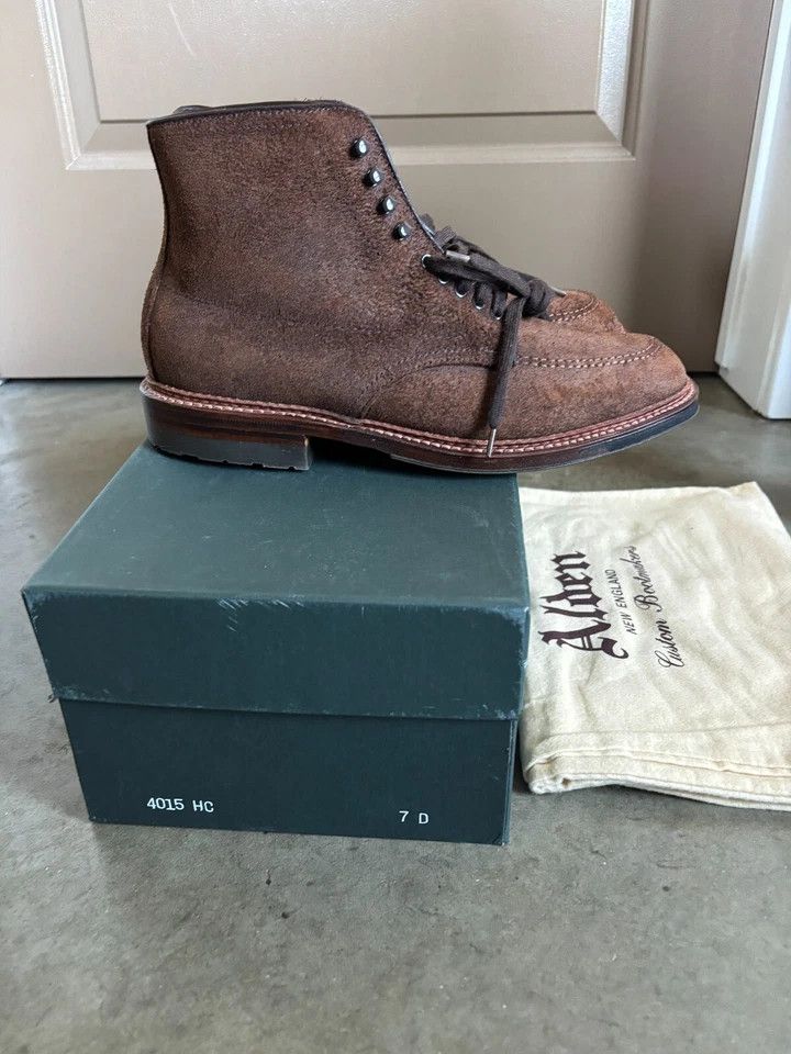 Alden Alden 4015HC - Indy Boot in Tobacco Reverse Chamois Size 7D Size US 7 / EU 40 - 6 Thumbnail