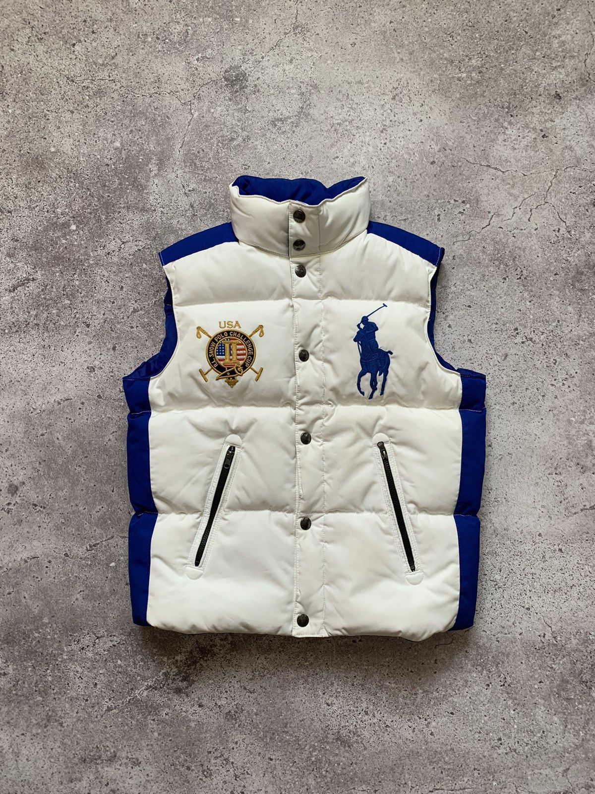 Polo Ralph Lauren RRL Ralph Lauren Ralph Lauren Polo Ralph Lauren Big Pony USA Team Down Vest Grailed