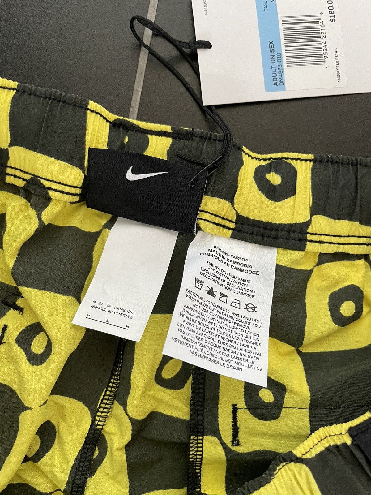 Cactus Plant Flea Market × Nike Nike x Cactus Plant Flea Market Waffle Pants Yellow Black Size US 32 / EU 48 - 8 Thumbnail