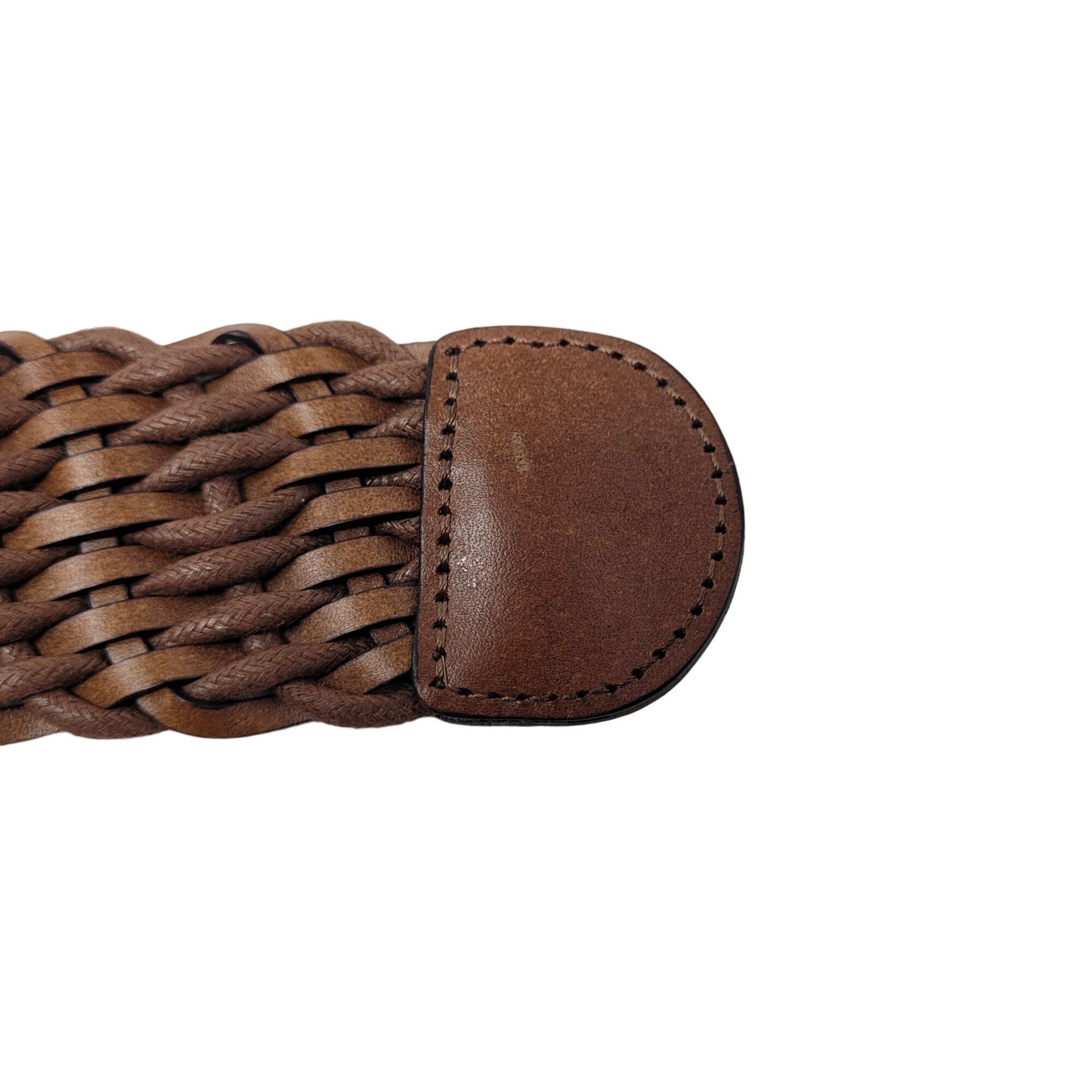 Vintage Vintage Braided Brown Belt 10 Unique Woven Braided Boho Cott Size ONE SIZE - 9 Thumbnail