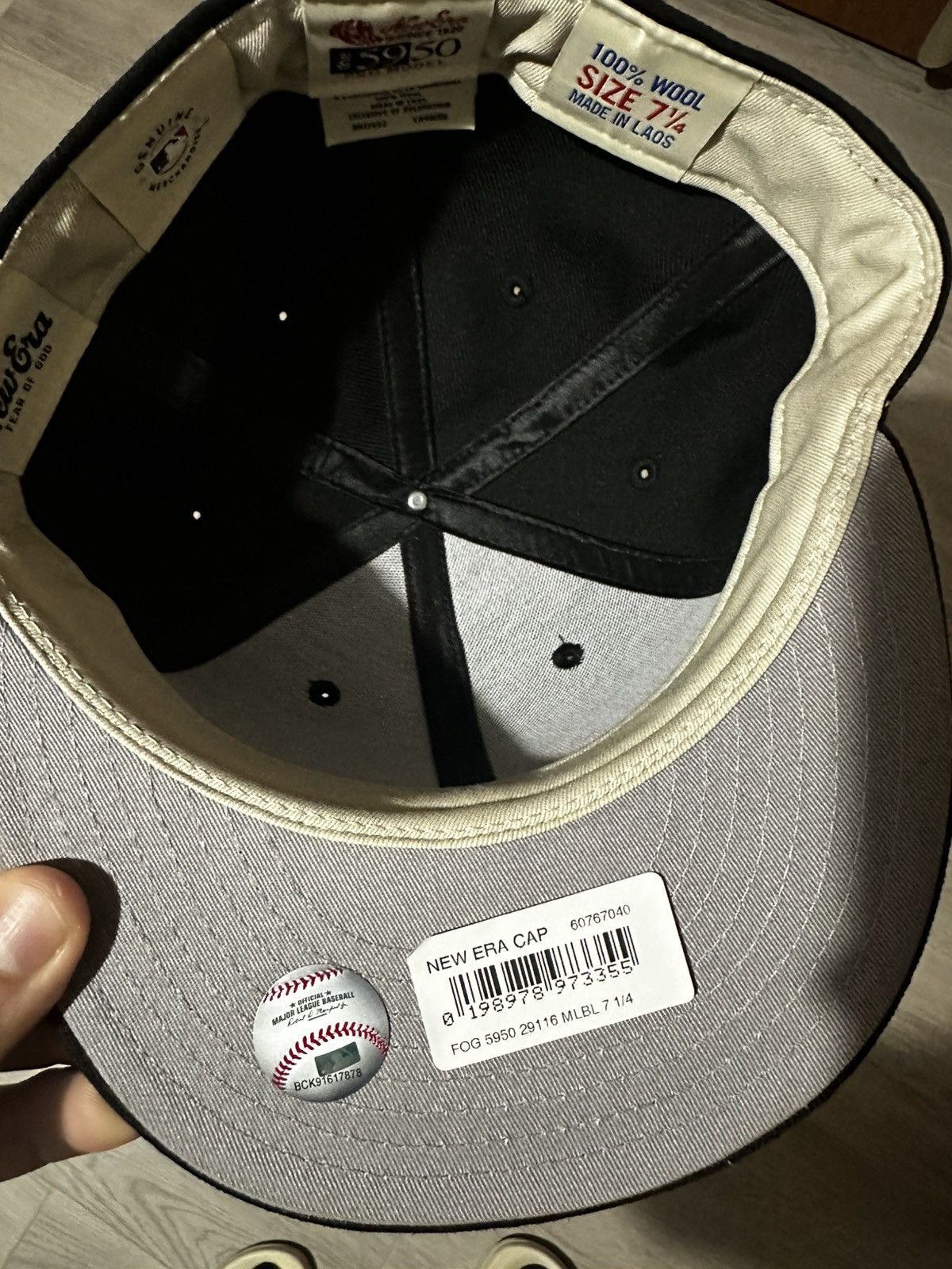 Fear of God × New Era Athletics collab hat black 7 1/4 Size ONE SIZE - 3 Thumbnail