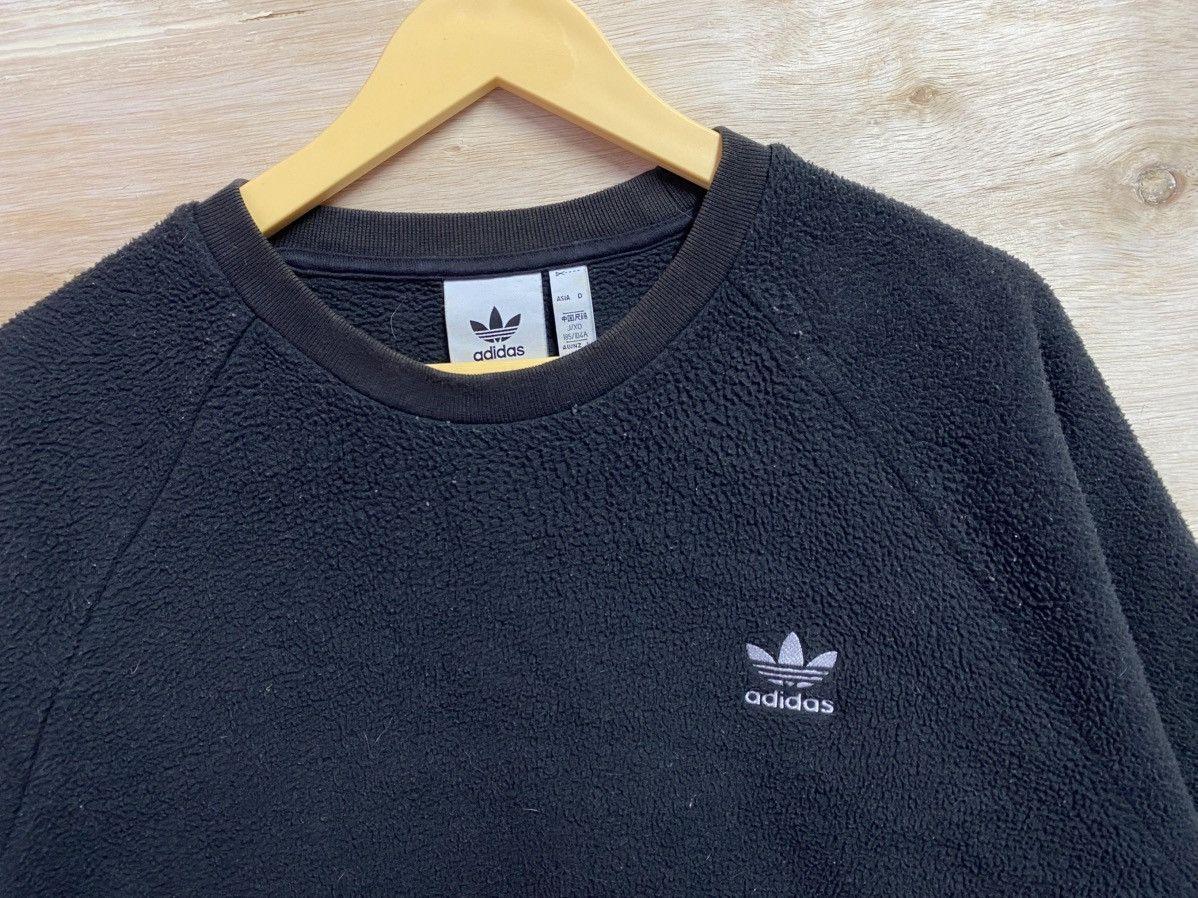 Adidas Adidas big logo fleece sweatshirt Size US XL / EU 56 / 4 - 2 Thumbnail