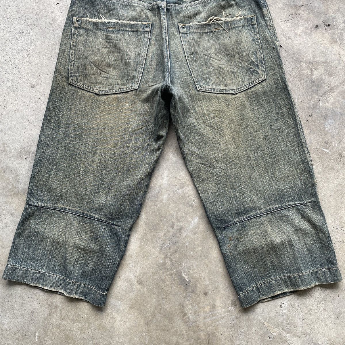 Japanese Brand Vintage Japan Rush Hour Rusty Wash Cropped Jeans Pants W34 Size US 34 / EU 50 - 12 Thumbnail