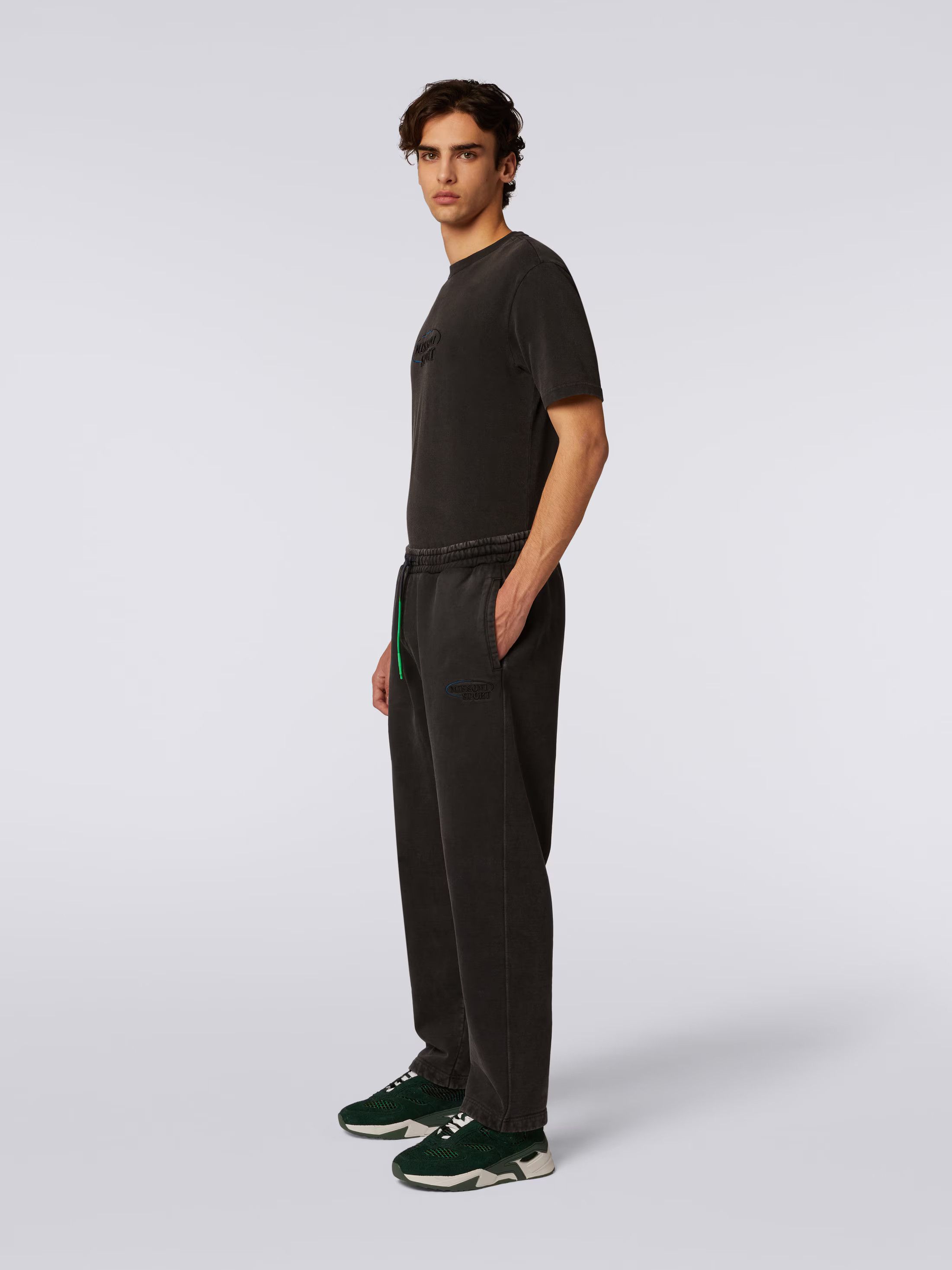 Missoni o1mle1025 Logo knit Sweatpants & Joggers in Gray Size US 38 / EU 54 - 3 Thumbnail