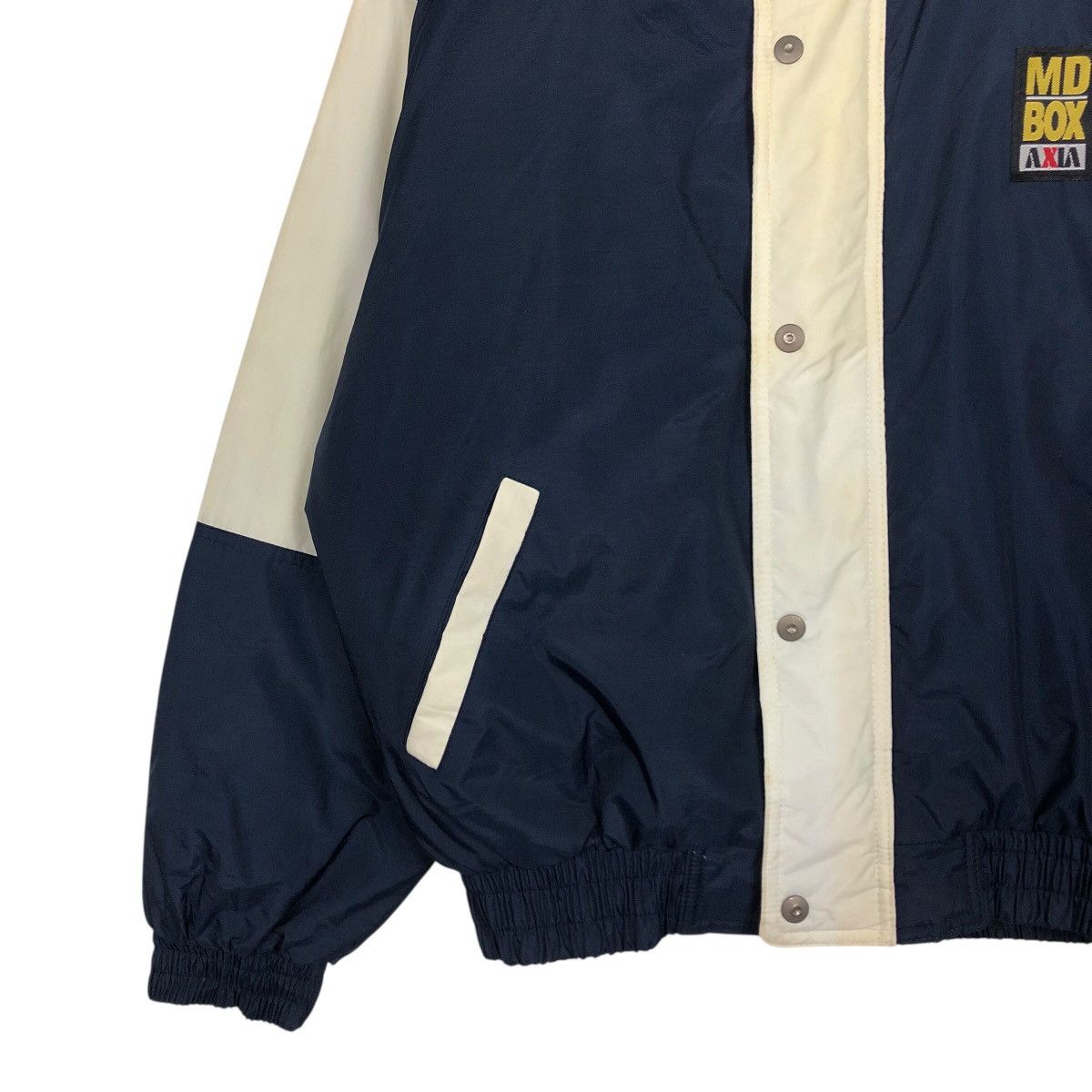 Japanese Brand 📌Vintage Bomber Jacket Sportswear Md Box Axia Big Logo Size US L / EU 52-54 / 3 - 5 Thumbnail