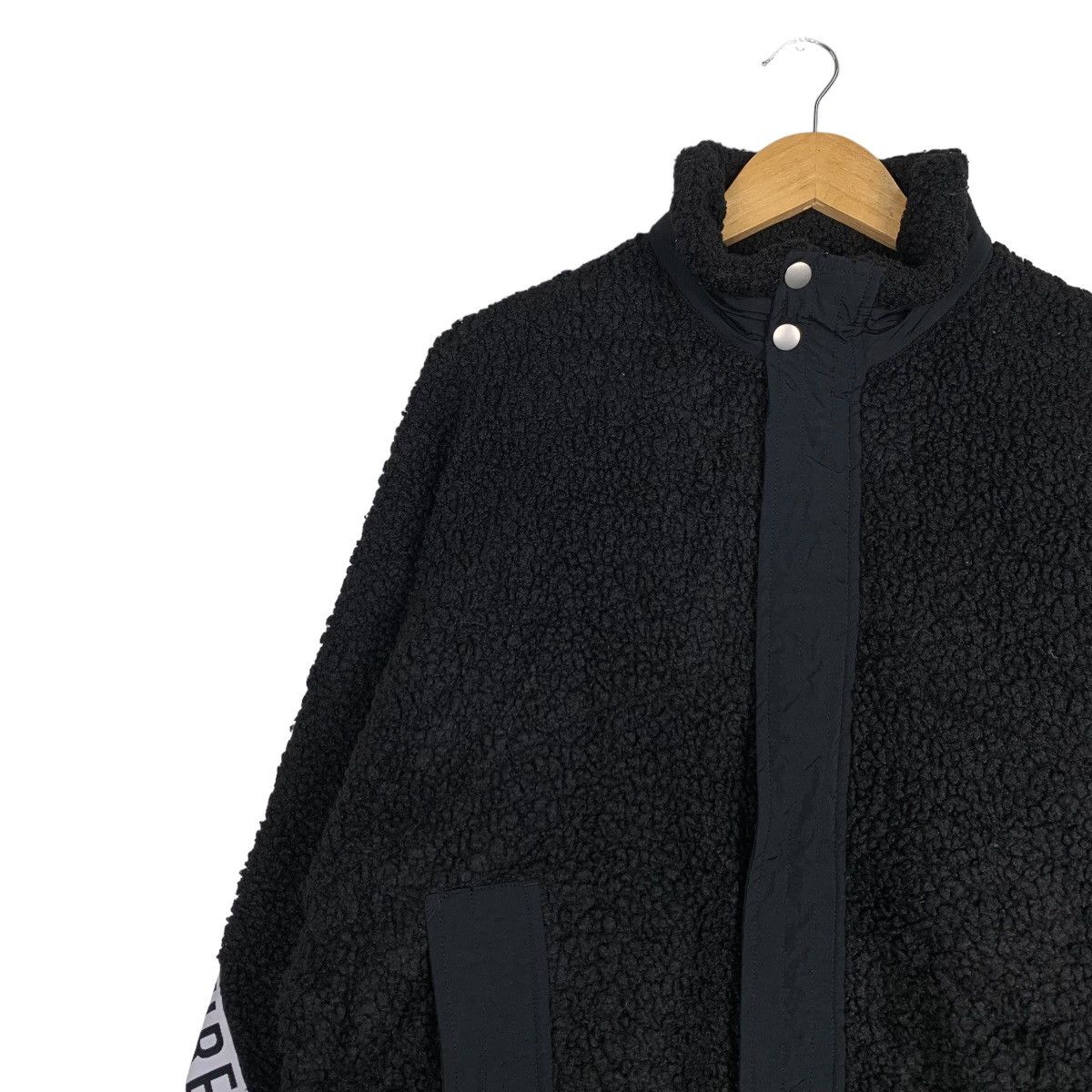 Adidas ADIDAS THREES LOGO STRIPE DEEP PILE FLEECE JACKET #1008-C45 Size US S / EU 44-46 / 1 - 6 Thumbnail