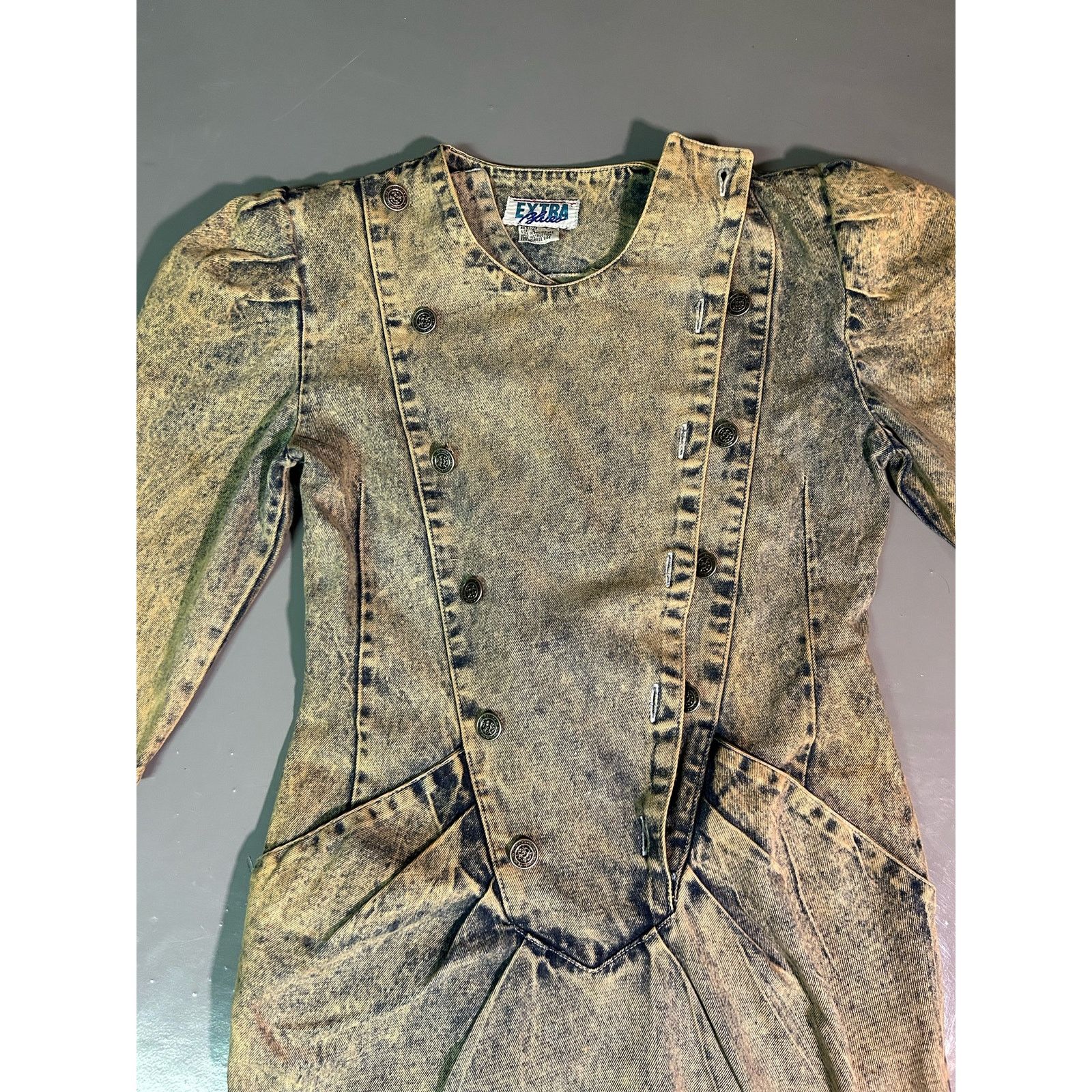 Vintage Extra Blues Vintage Denim Dress Size 5 Size S / US 4 / IT 40 - 8 Thumbnail