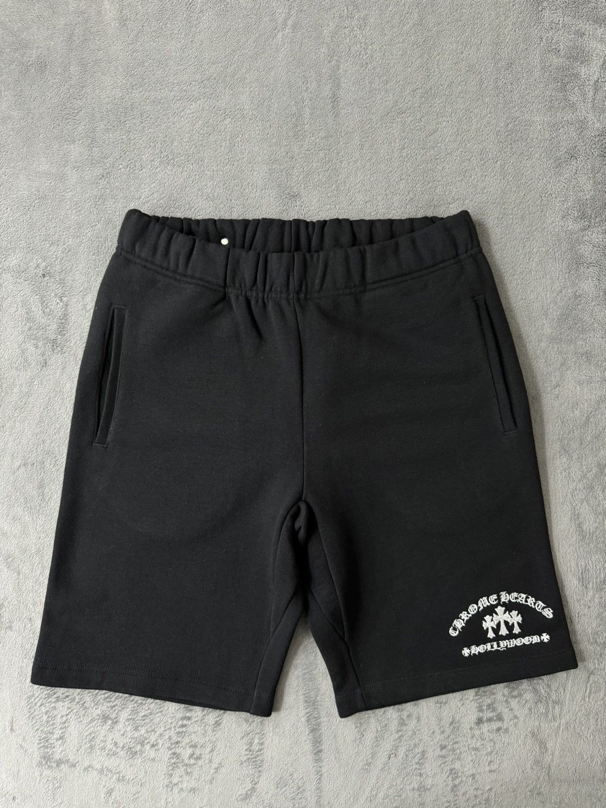 Chrome Hearts Chrome Hearts Triple Cross Black Shorts | Grailed