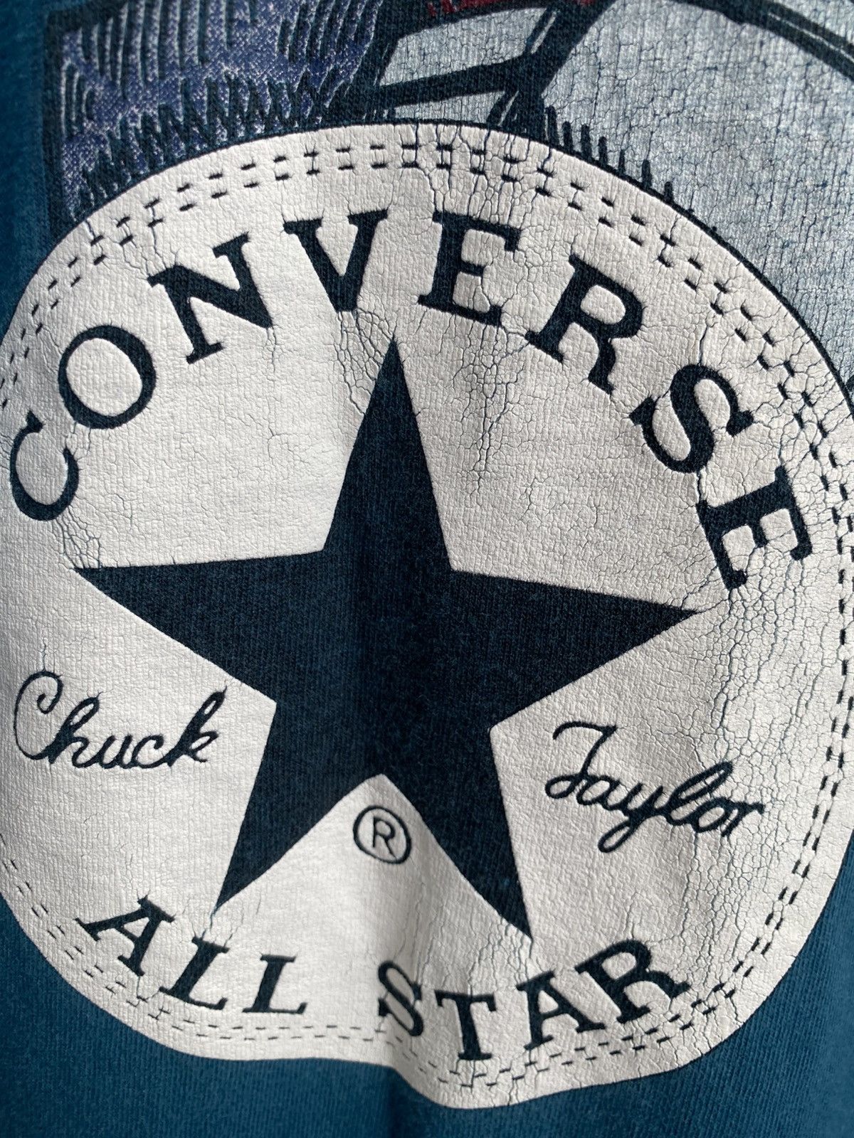 Converse × Vintage Vintage Converse All Star Chuck Taylor HipHop tee Size US L / EU 52-54 / 3 - 7 Thumbnail