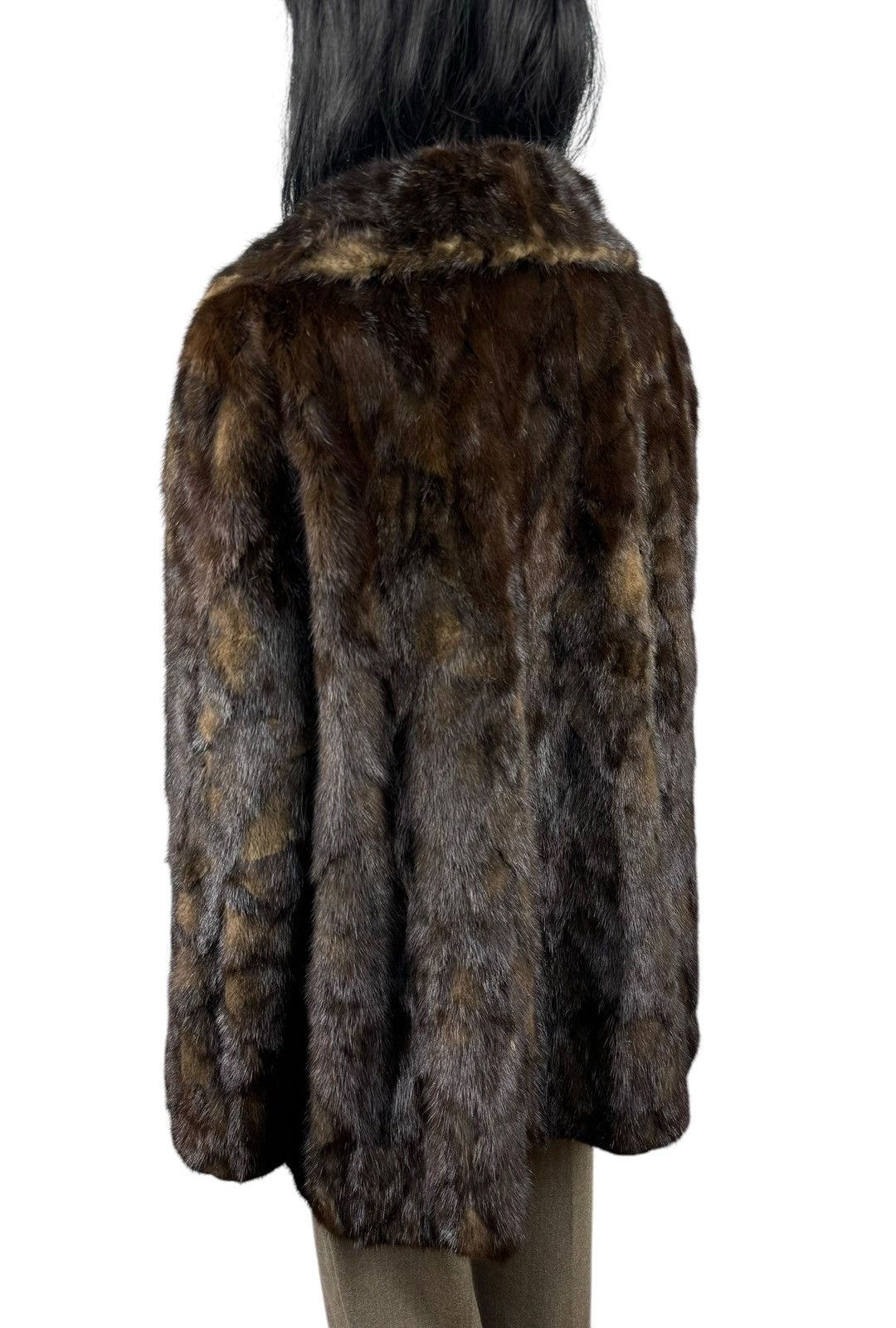 Handmade Real Genuine Mink Fur Coat Jacket Size Large Size L / US 10 / IT 46 - 7 Thumbnail