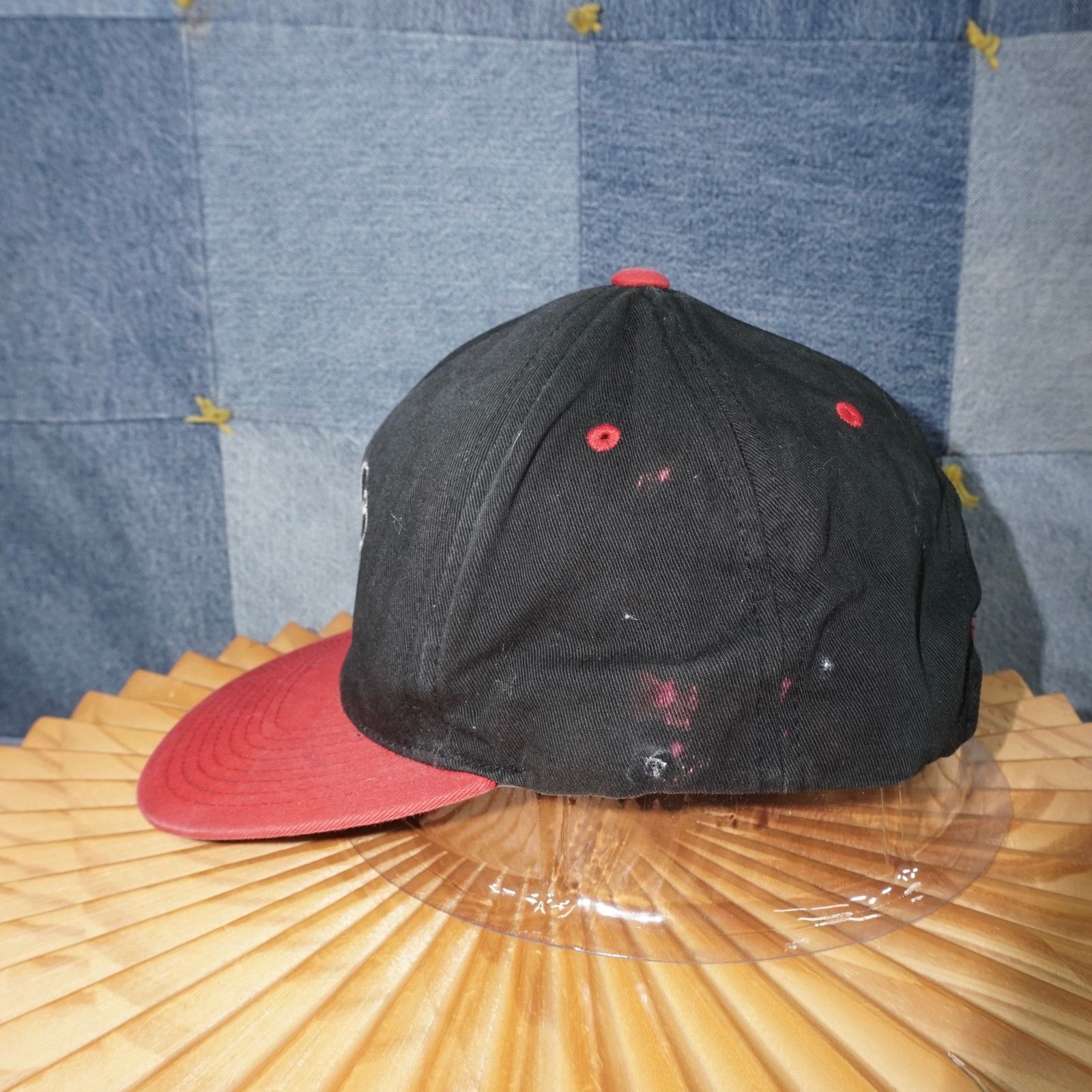 Vintage OSFA - Vintage Y2K WOOK flame embroidered essential 00s hat Size ONE SIZE - 3 Thumbnail