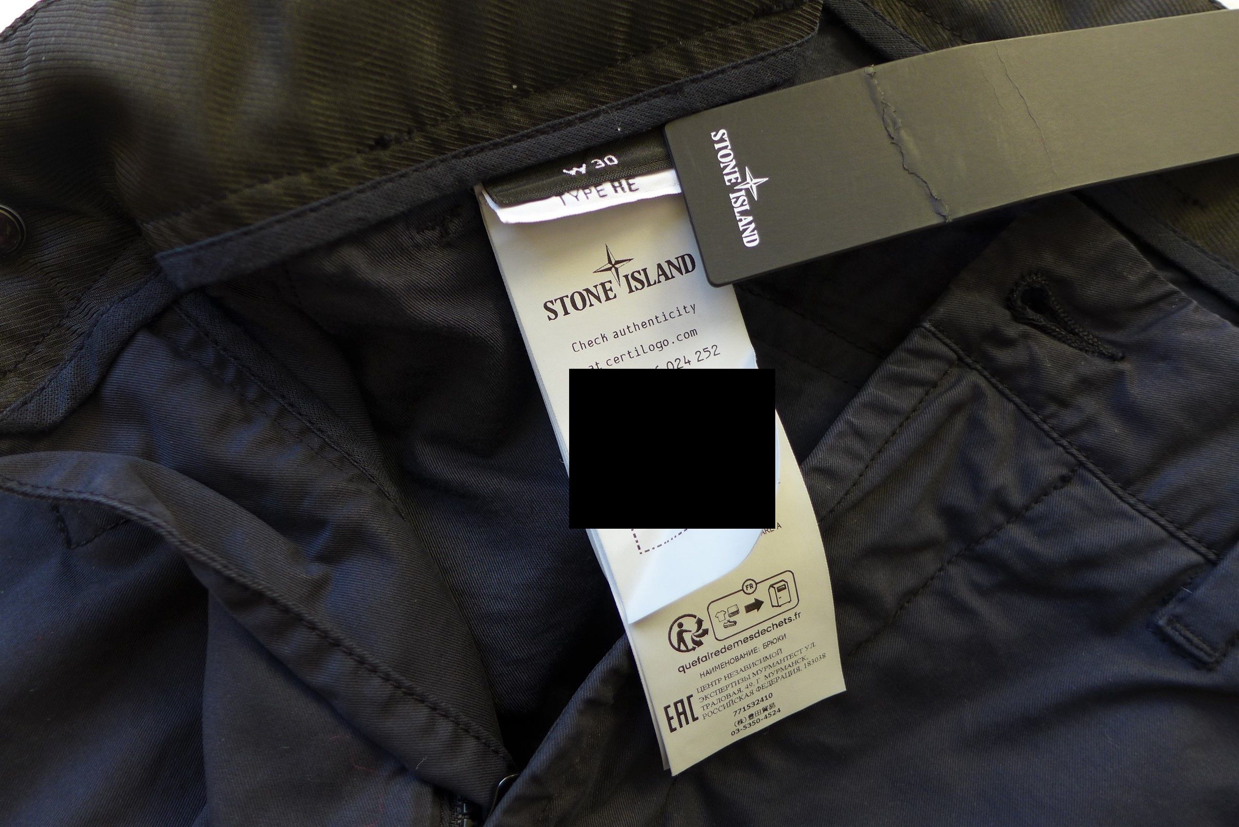 Stone Island Stone Island Trousers - Navy Cotton - 32" Waist Size US 30 / EU 46 - 13 Thumbnail