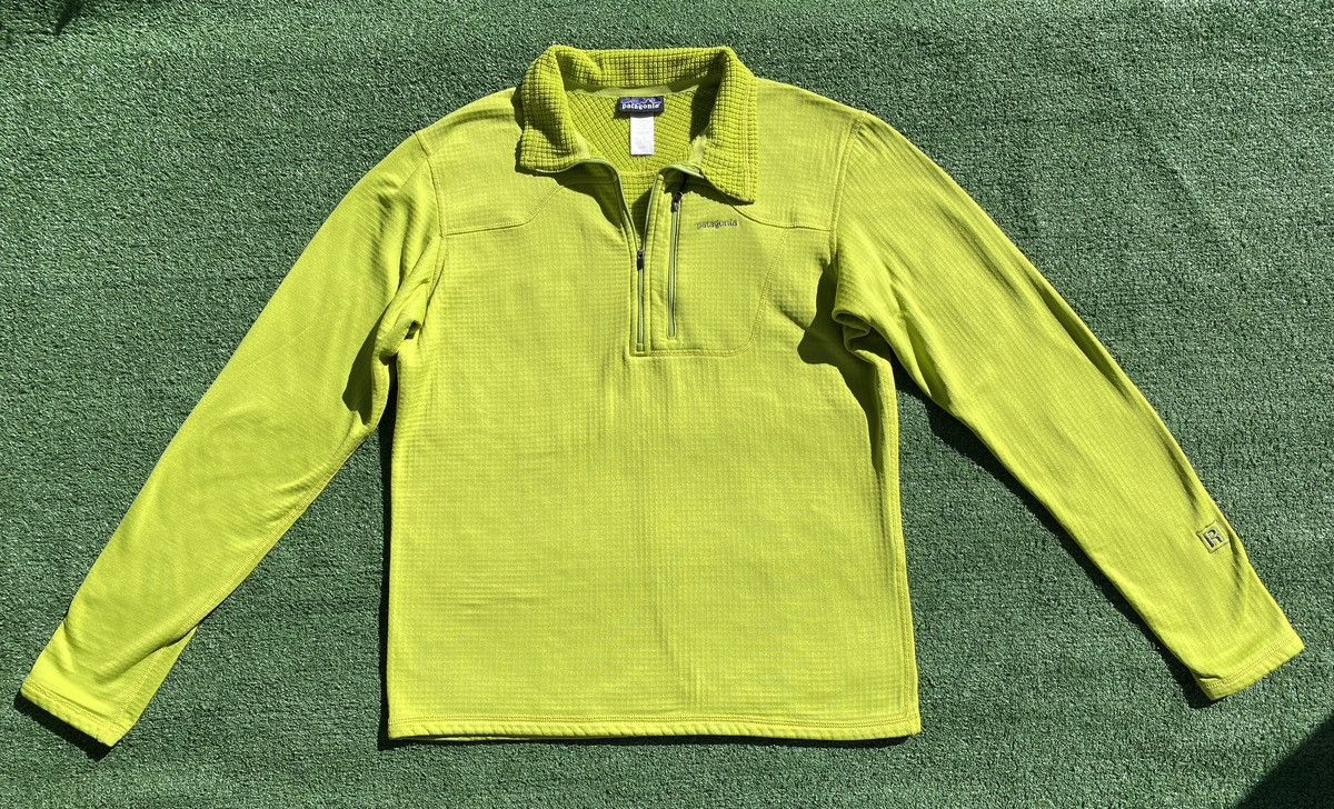 Patagonia Patagonia R1 Regulator Lime Green Waffle Grid Fleece Jacket Size US L / EU 52-54 / 3 - 2 Thumbnail