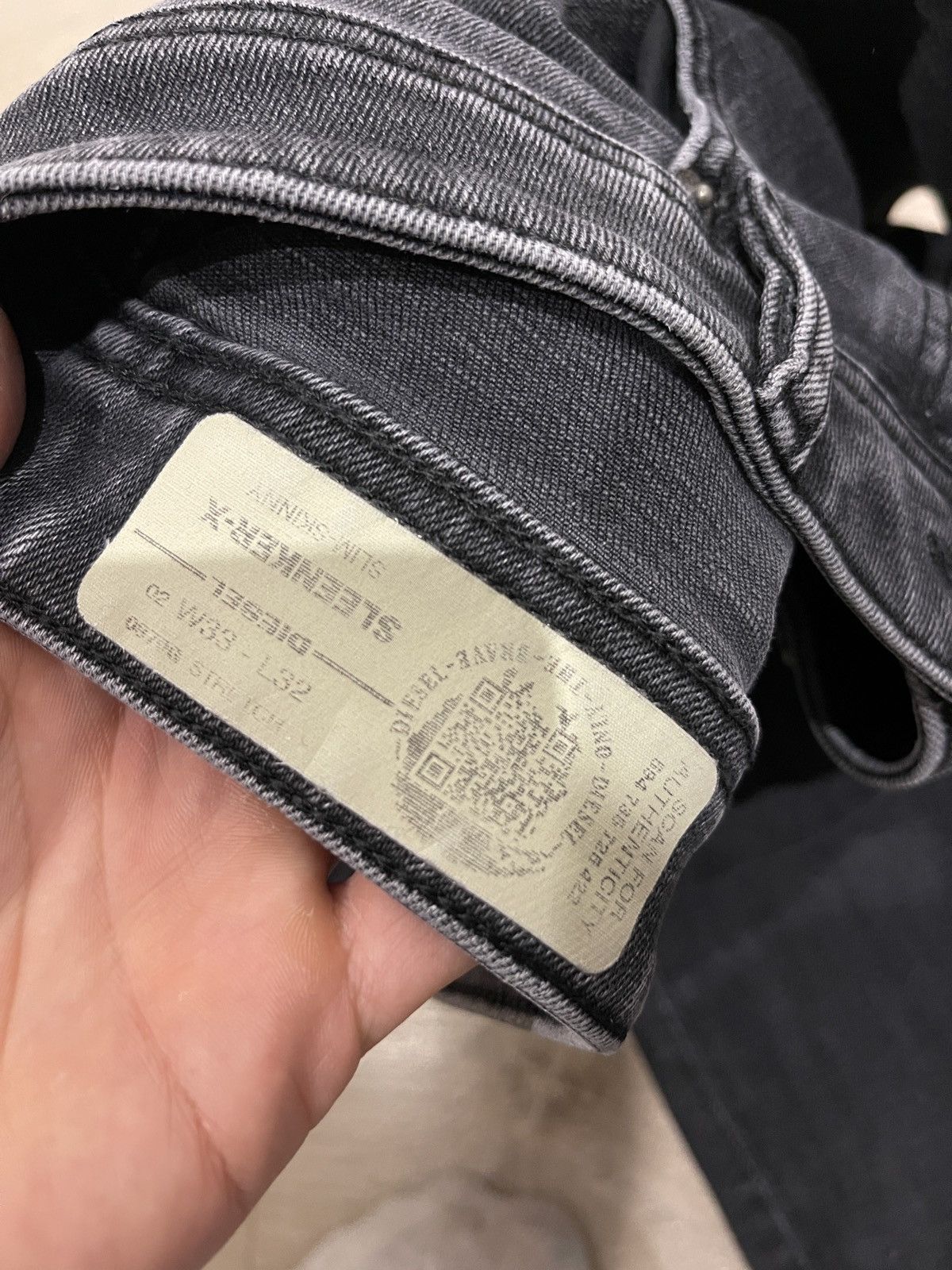 Diesel Diesel jeans denim 33x32 gray Size US 33 - 4 Thumbnail