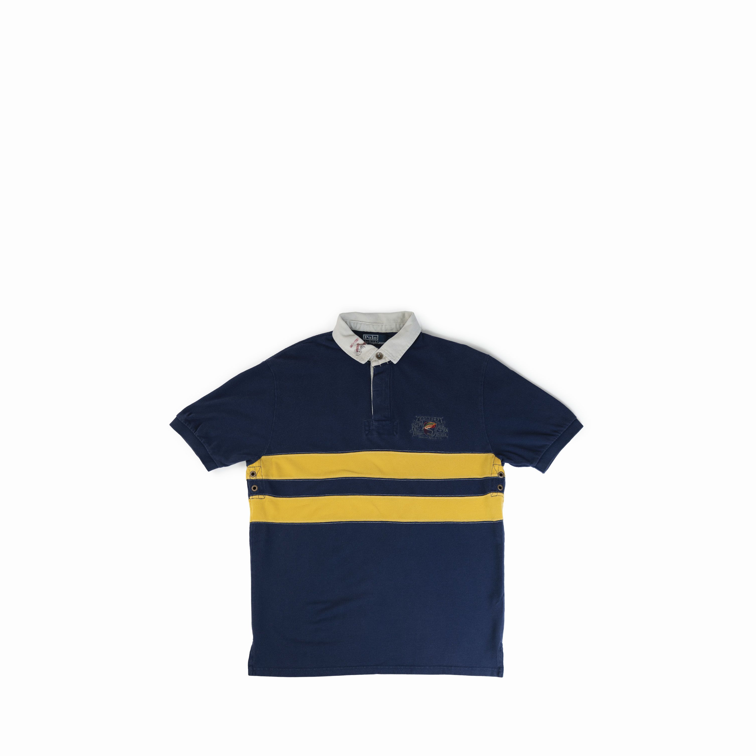 Polo Ralph Lauren Vintage 2007 Polo Ralph Lauren Fish Rugby Graphic Polo Shirt Size US L / EU 52-54 / 3 - 1 Thumbnail
