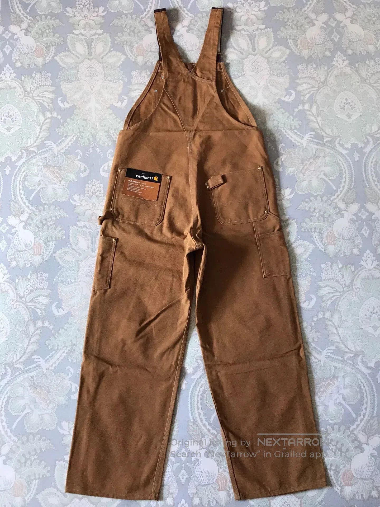 Carhartt Carhartt R01 Brown Overalls W38L30. Size US 38 / EU 54 - 4 Thumbnail