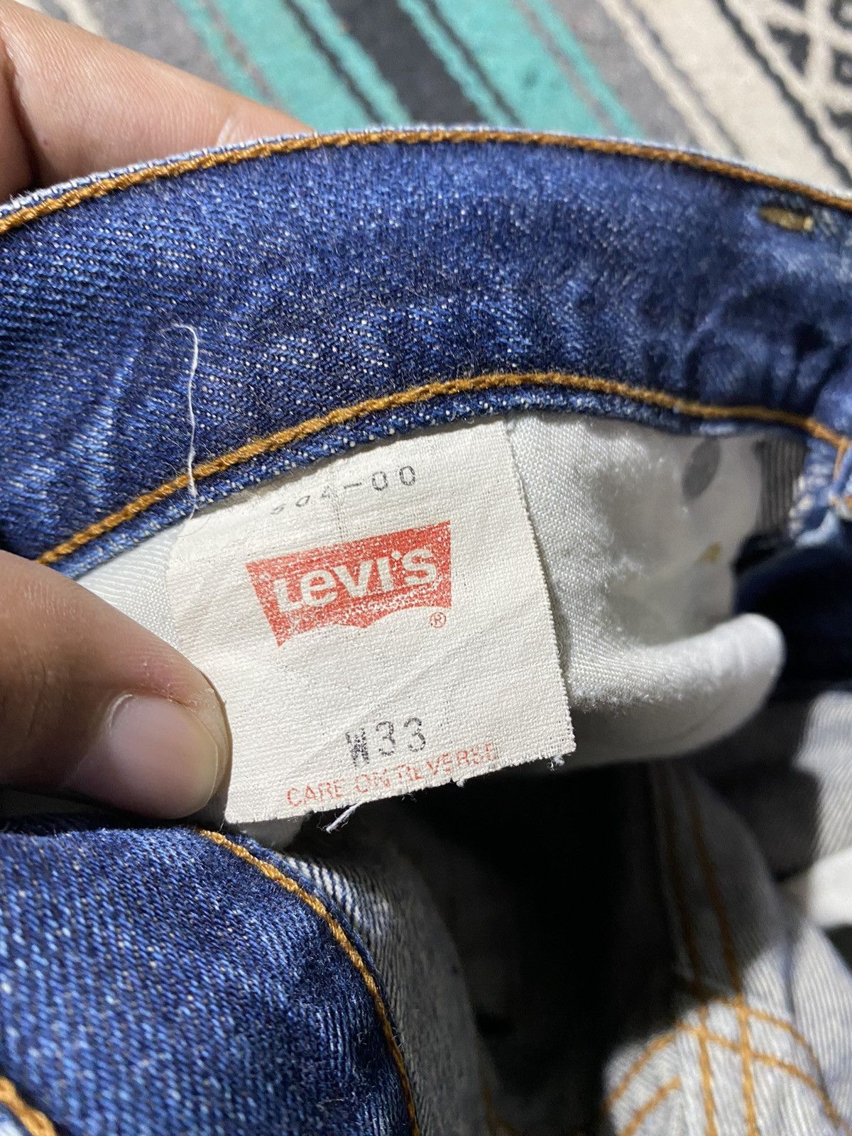 Japanese Brand × Levi's × Levi's Vintage Clothing Levis 504 Baggy Flared Denim Pants Size US 33 - 11 Thumbnail